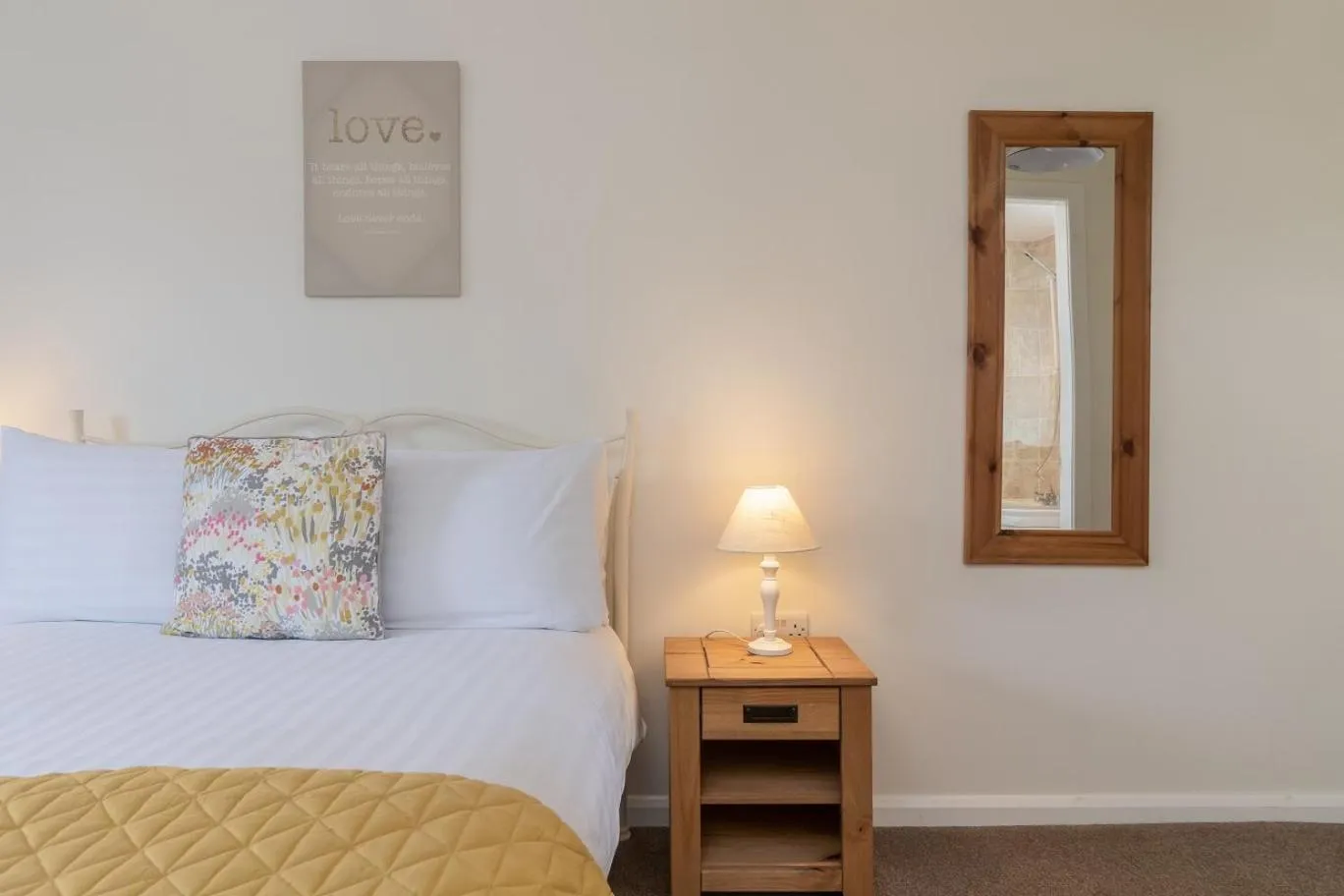 Bed in The Grainary Cottages