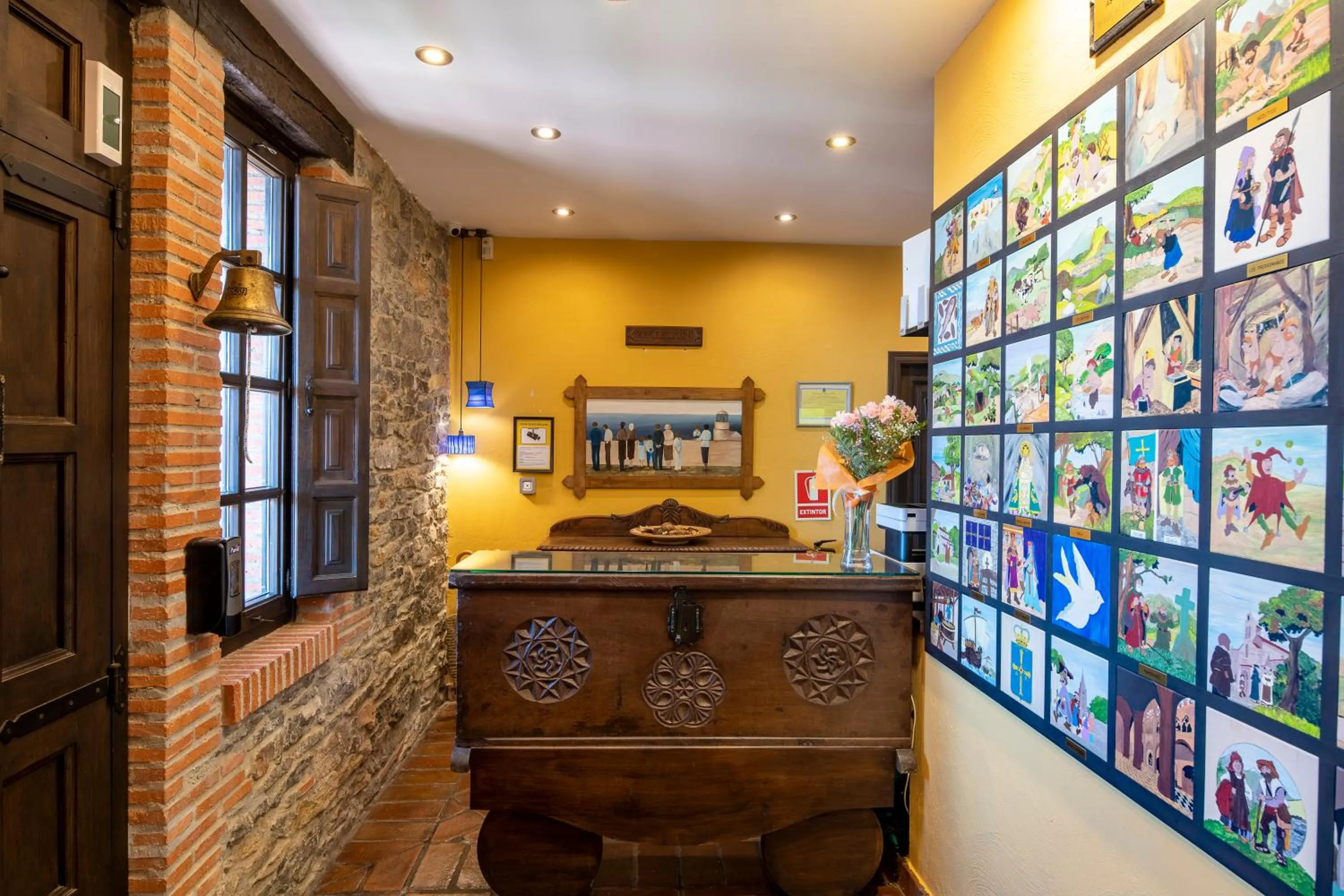 Lobby or reception in Globales Playa de Las Llanas