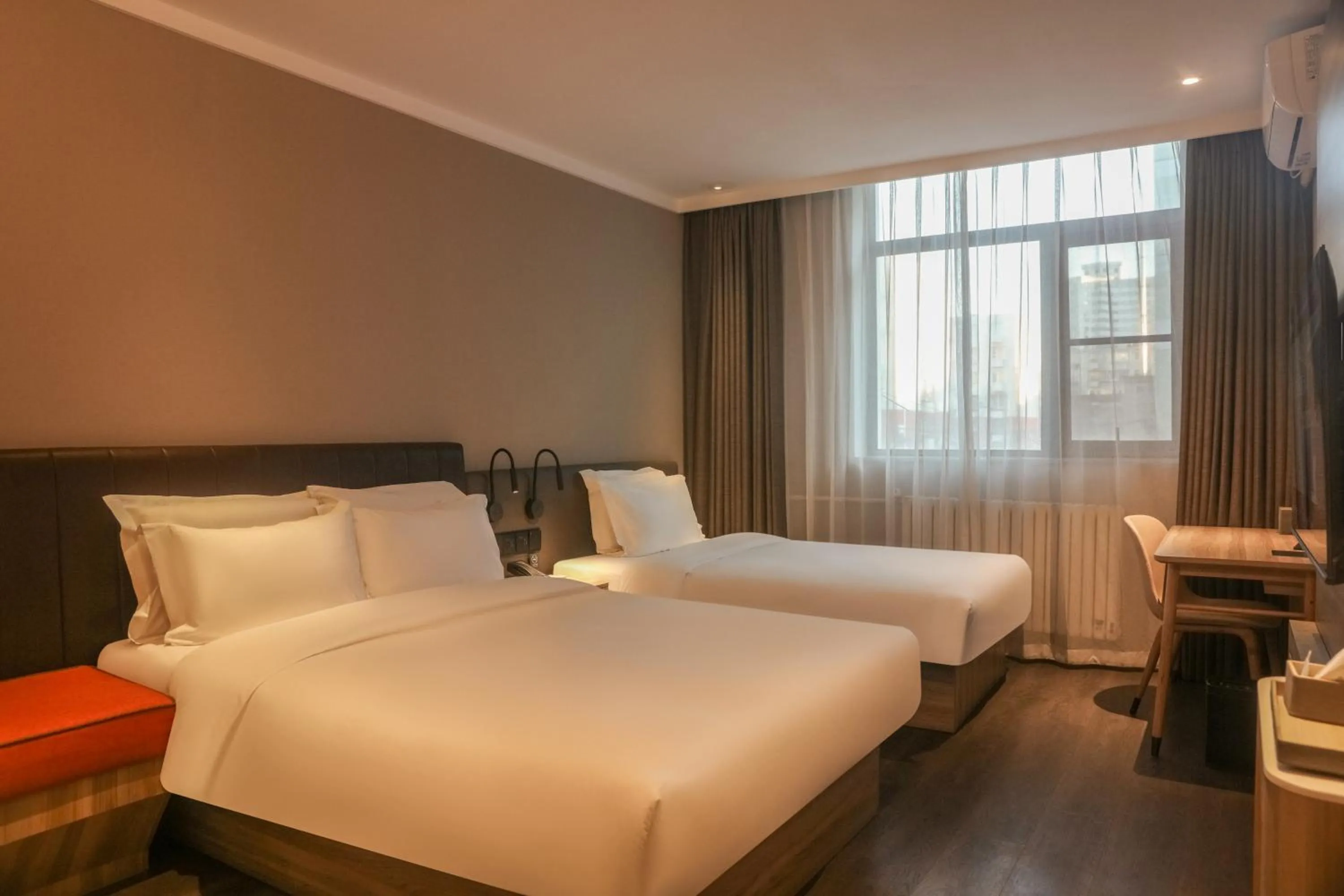 Bed in Hanting Hotel Beijing Zhixin Road University of Science and Technology