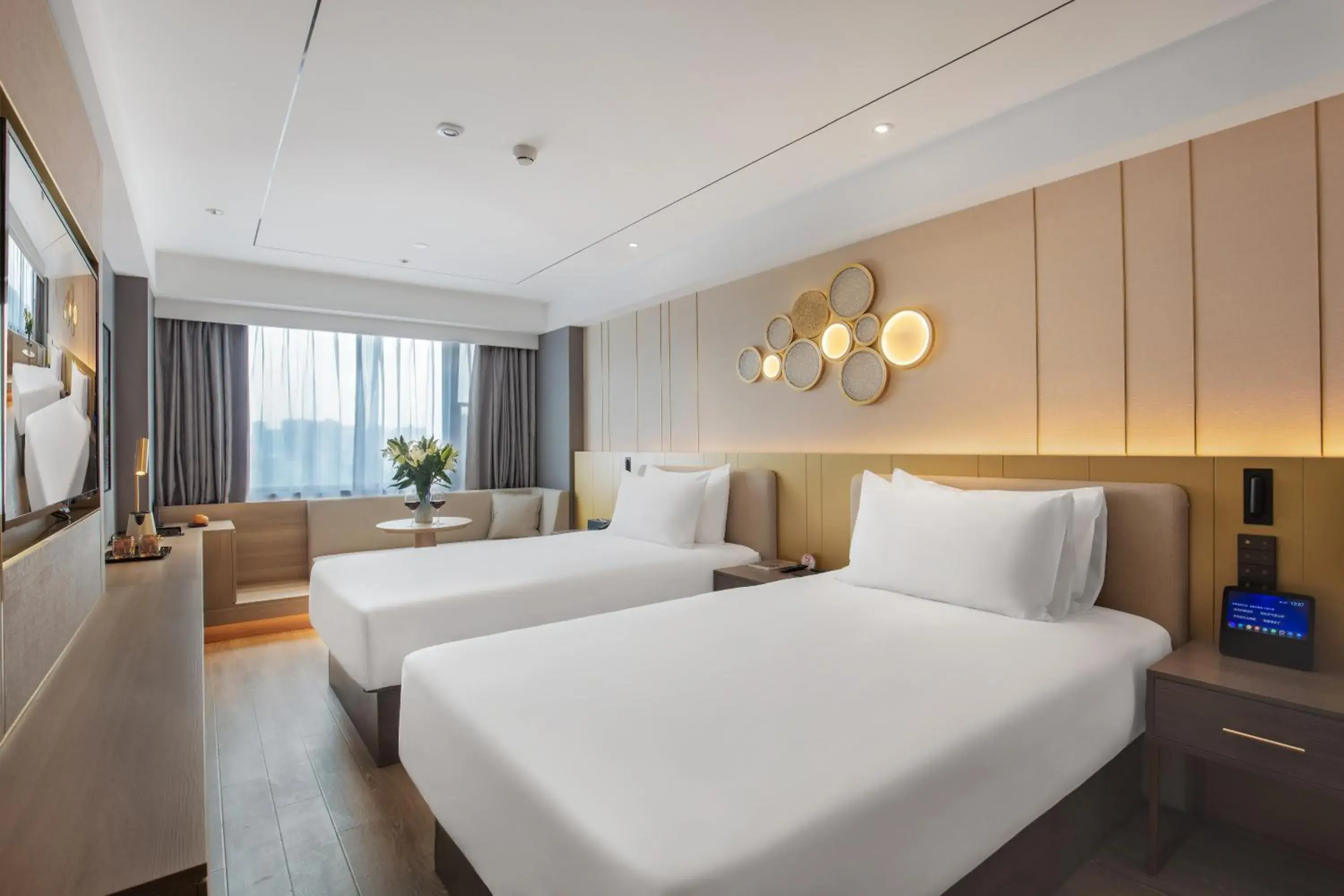 Standard Twin Room in Orange Beijing Yansha Landmark Hotel Standard Twin Room in Orange Beijing Yansha Landmark Hotel