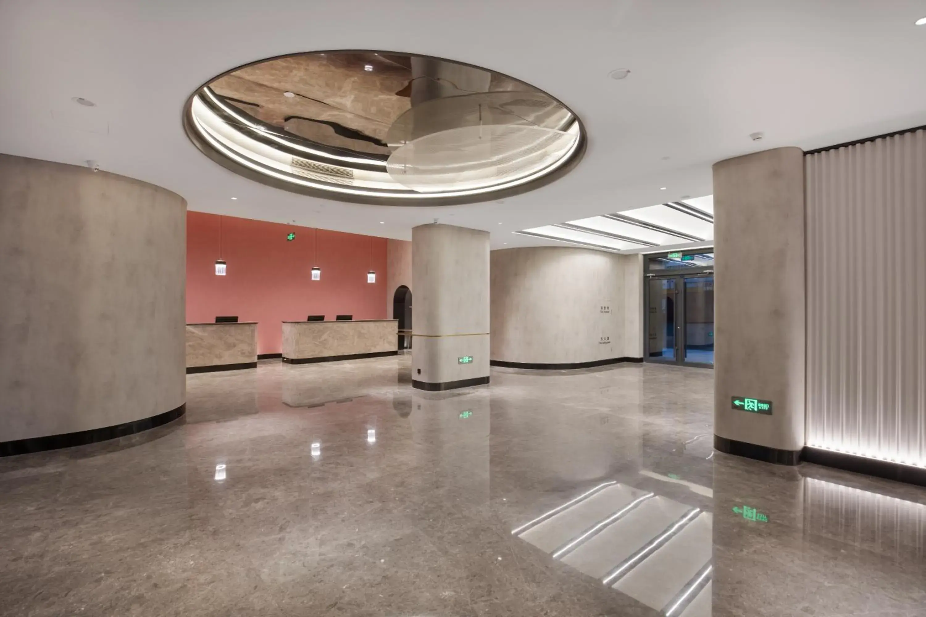 Lobby or reception in Orange Beijing Yansha Landmark Hotel Lobby or reception in Orange Beijing Yansha Landmark Hotel
