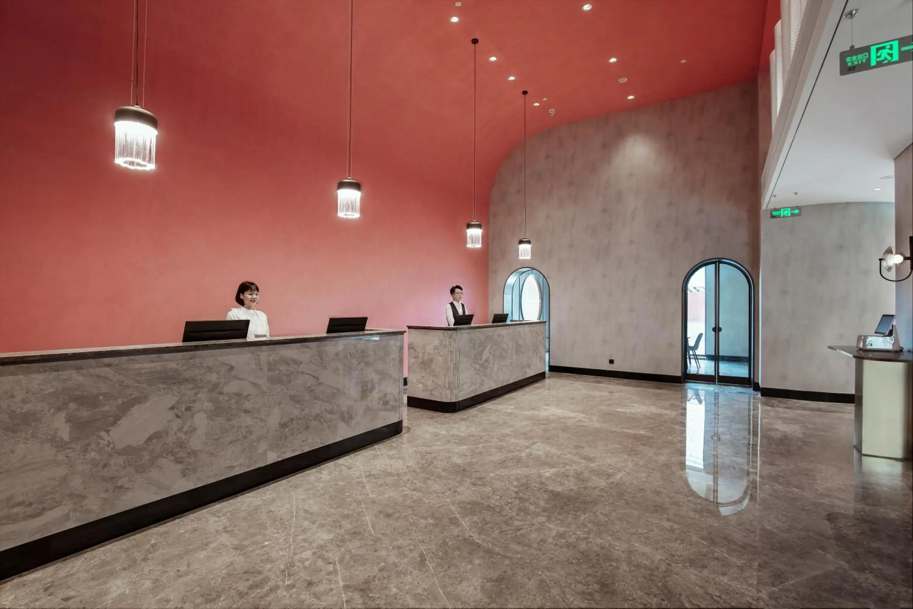 Lobby or reception in Orange Beijing Yansha Landmark Hotel Lobby or reception in Orange Beijing Yansha Landmark Hotel