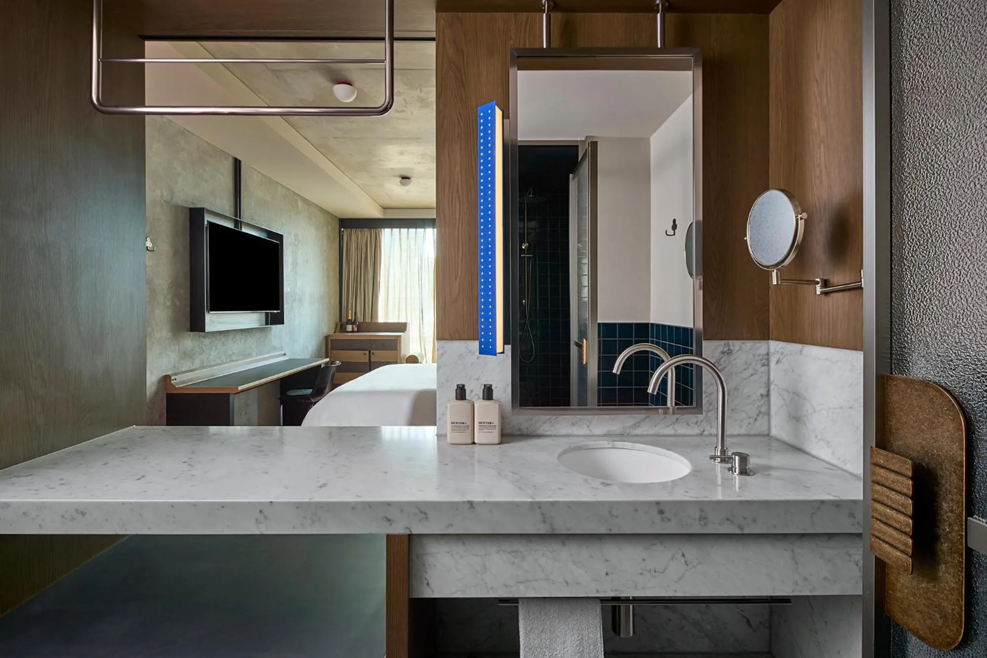 Bathroom in Hannah St Hotel Melbourne