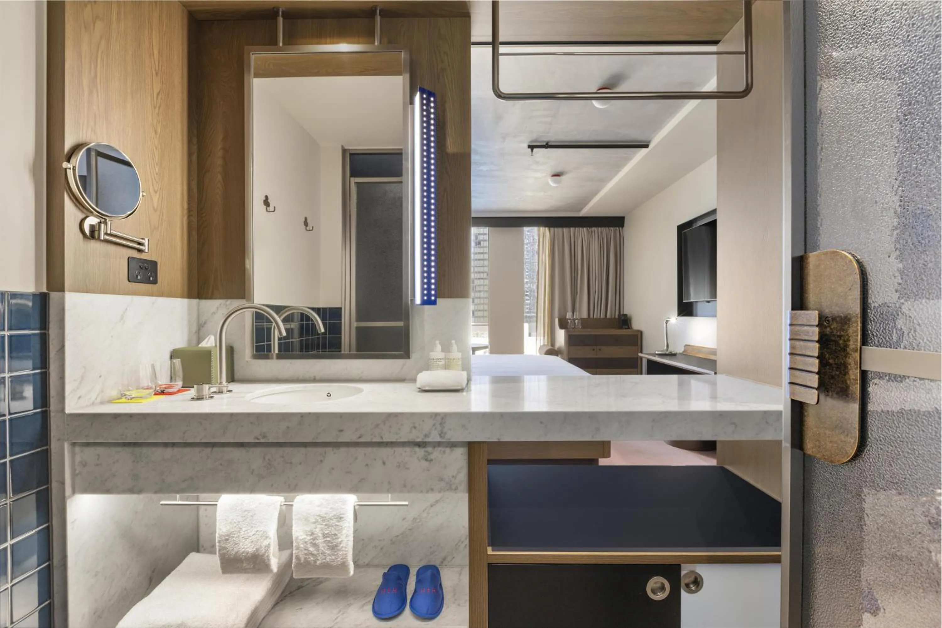 Bathroom in Hannah St Hotel Melbourne