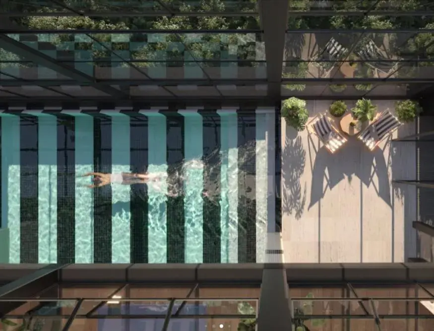 Swimming pool in Hannah St Hotel Melbourne Swimming pool in Hannah St Hotel Melbourne