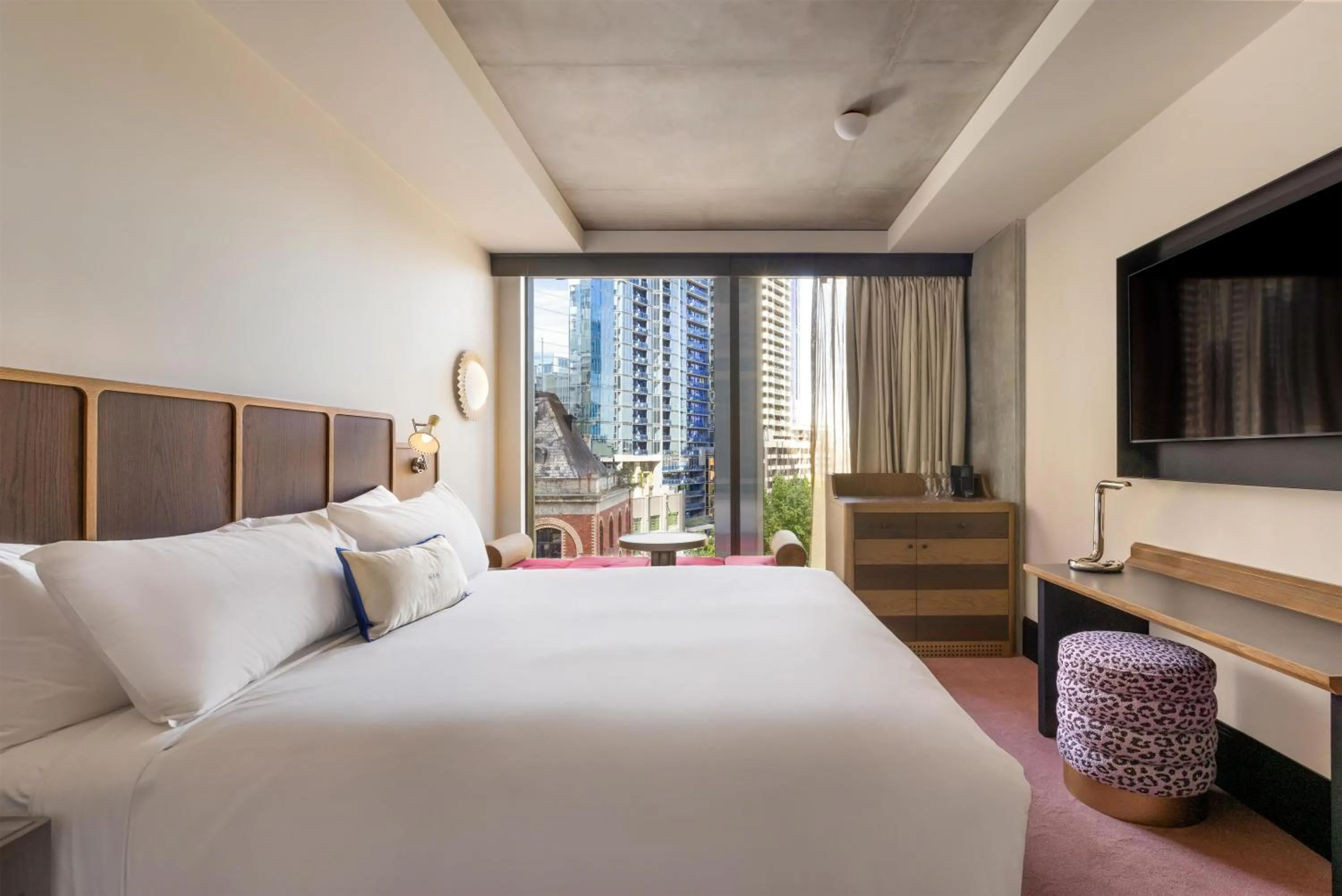 Bedroom, Bed in Hannah St Hotel Melbourne