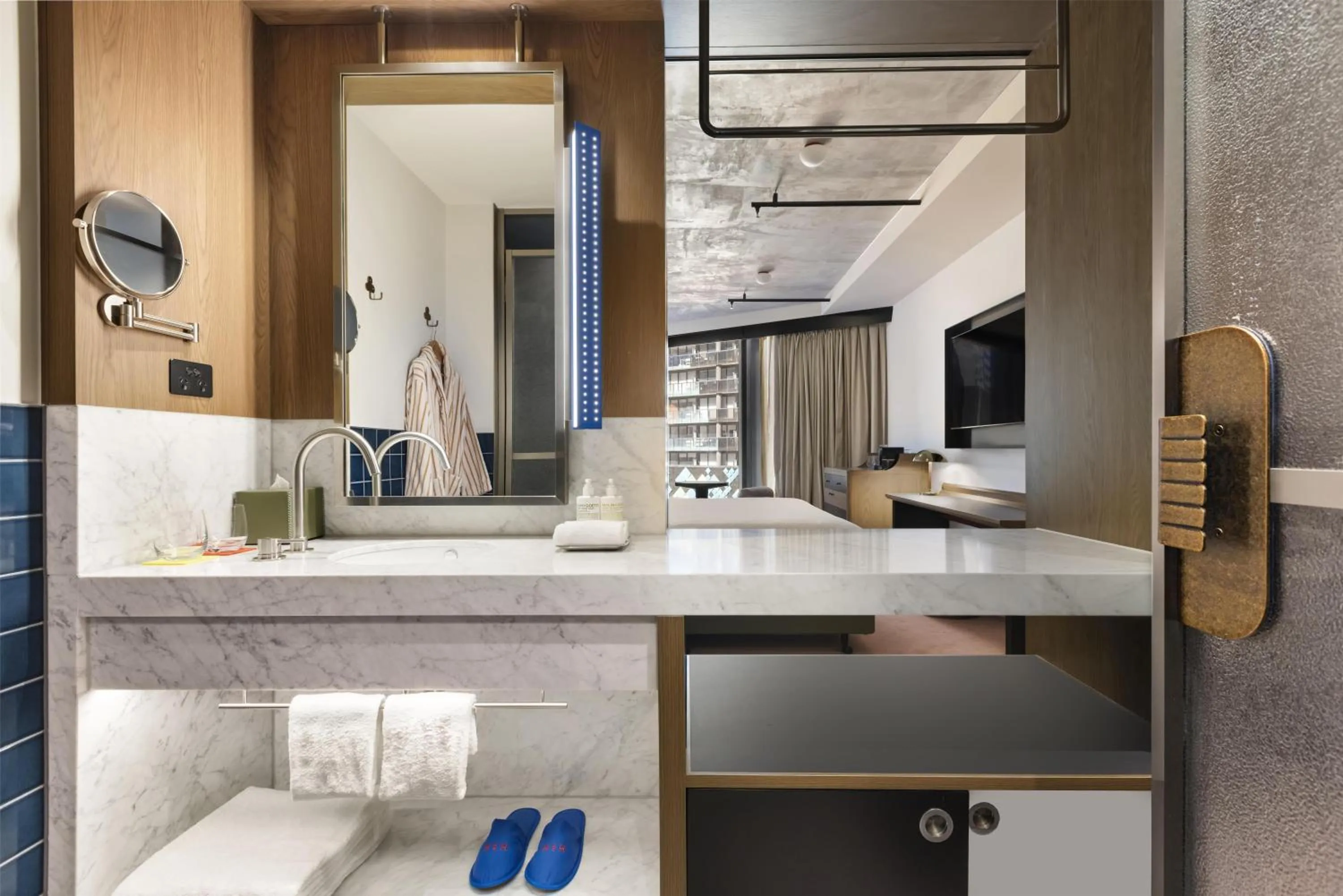 Bathroom in Hannah St Hotel Melbourne