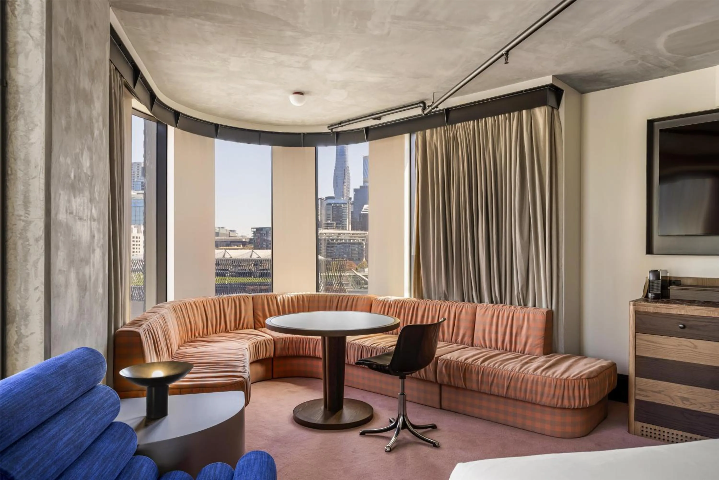 Bedroom in Hannah St Hotel Melbourne