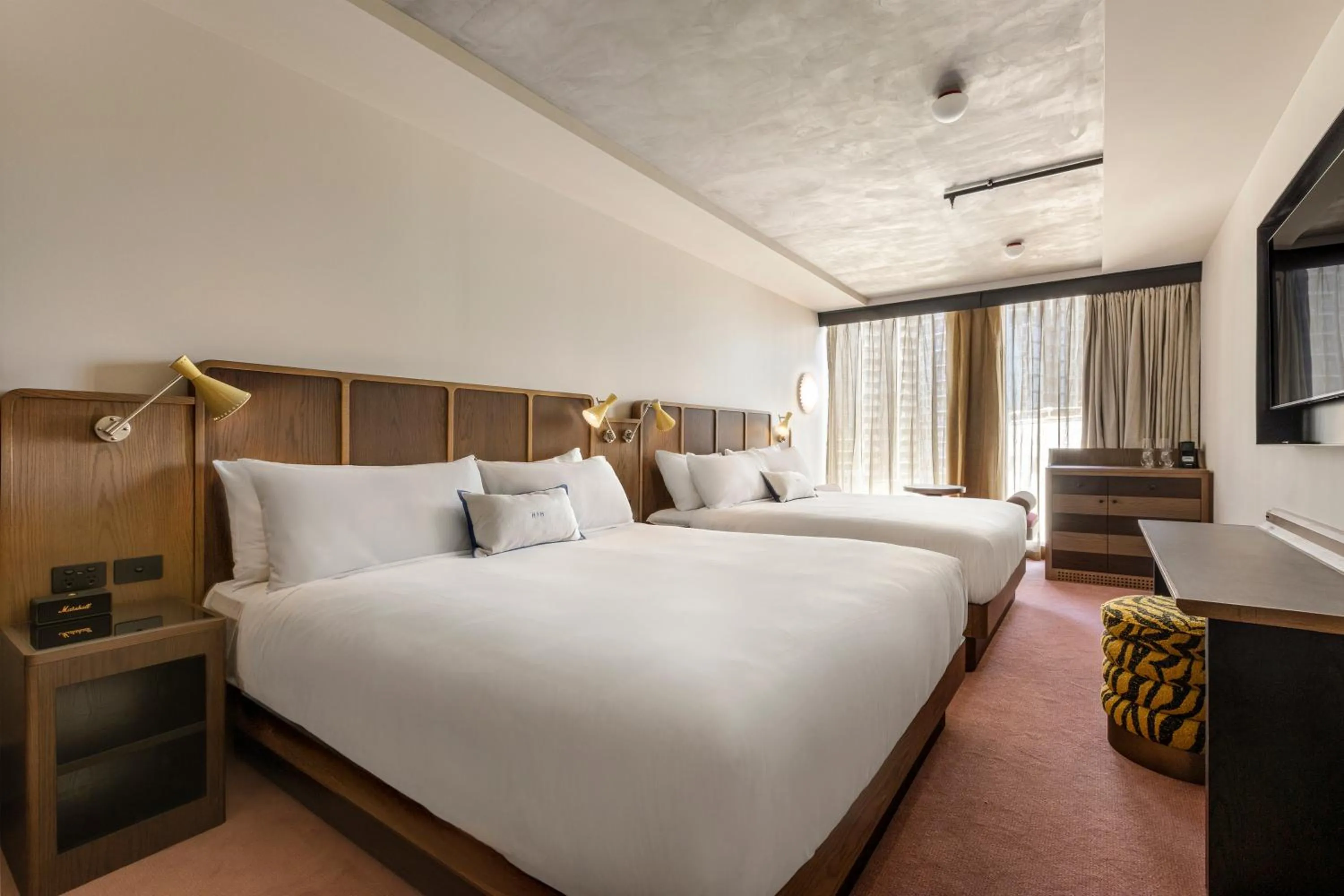 Bed in Hannah St Hotel Melbourne