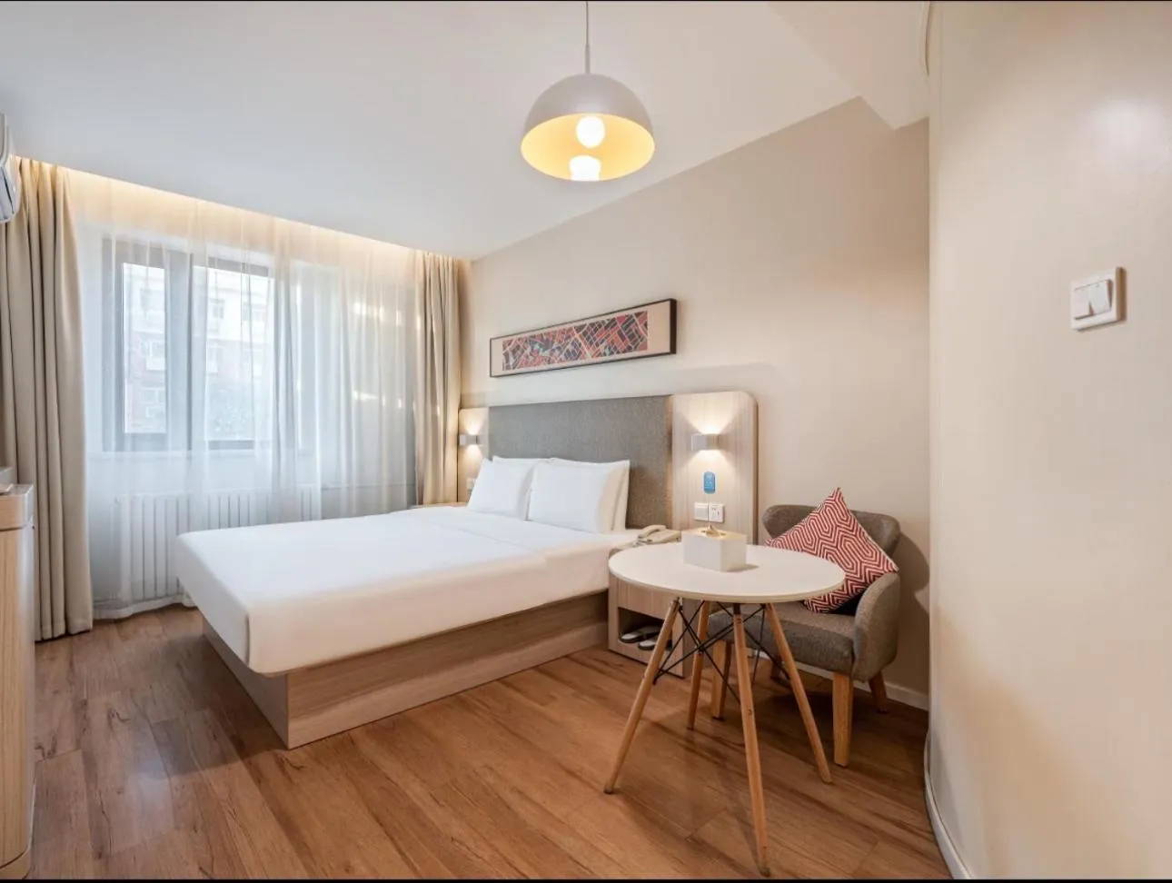 Bed in Hanting Hotel Beijing Wukesong Yongding Road