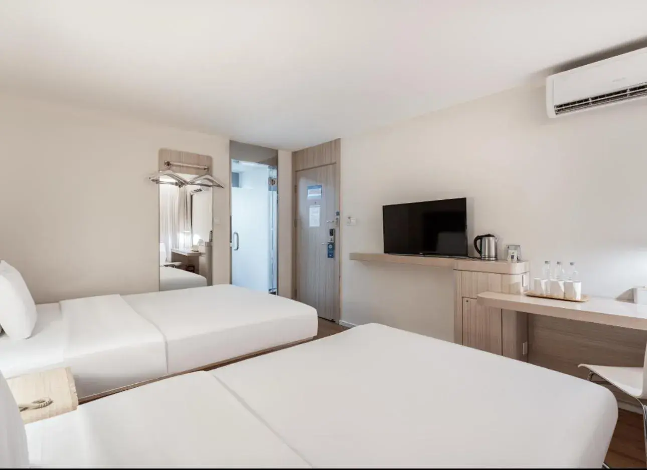 Bed in Hanting Hotel Beijing Wukesong Yongding Road Bed in Hanting Hotel Beijing Wukesong Yongding Road