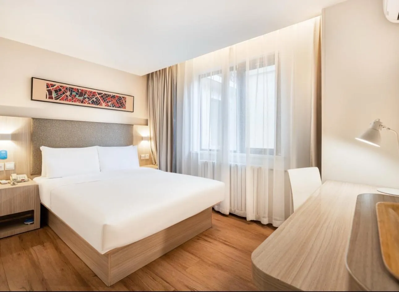 Bed in Hanting Hotel Beijing Wukesong Yongding Road