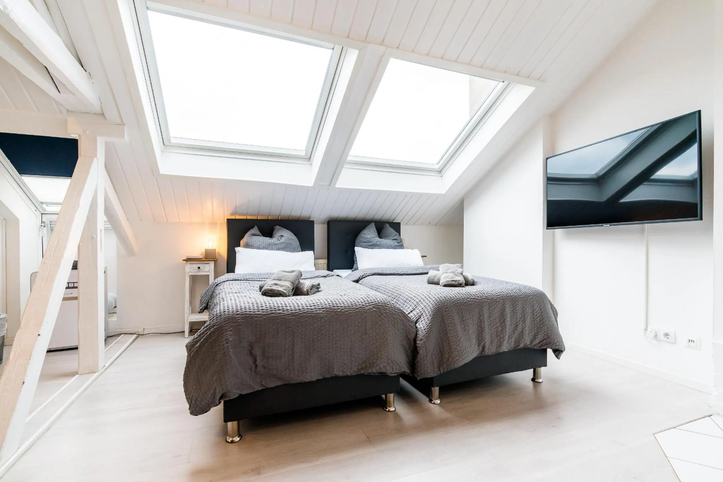 Bed in Centerapartments Tonhallenstraße