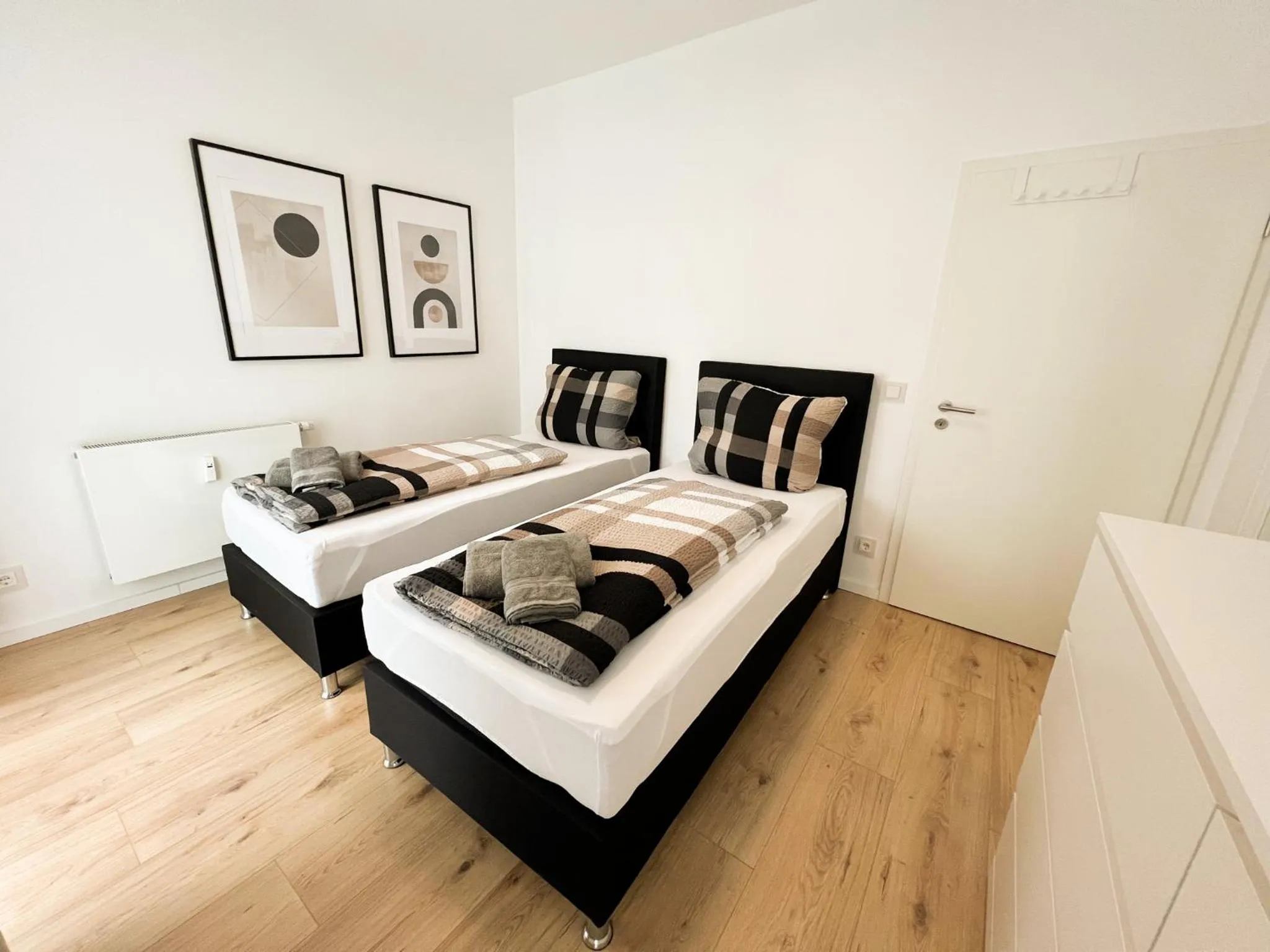 Bed in Centerapartments Tonhallenstraße