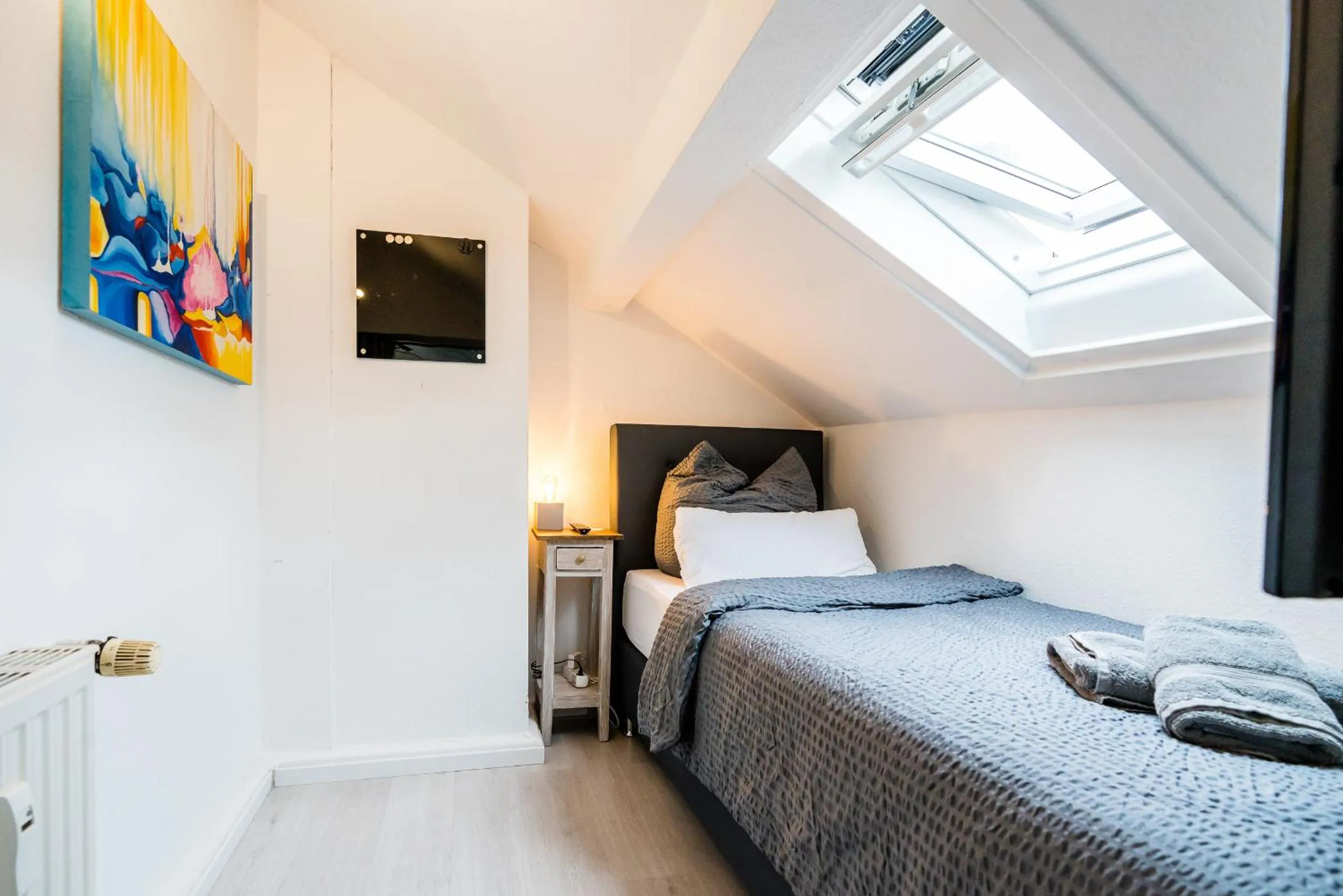 Bed in Centerapartments Tonhallenstraße