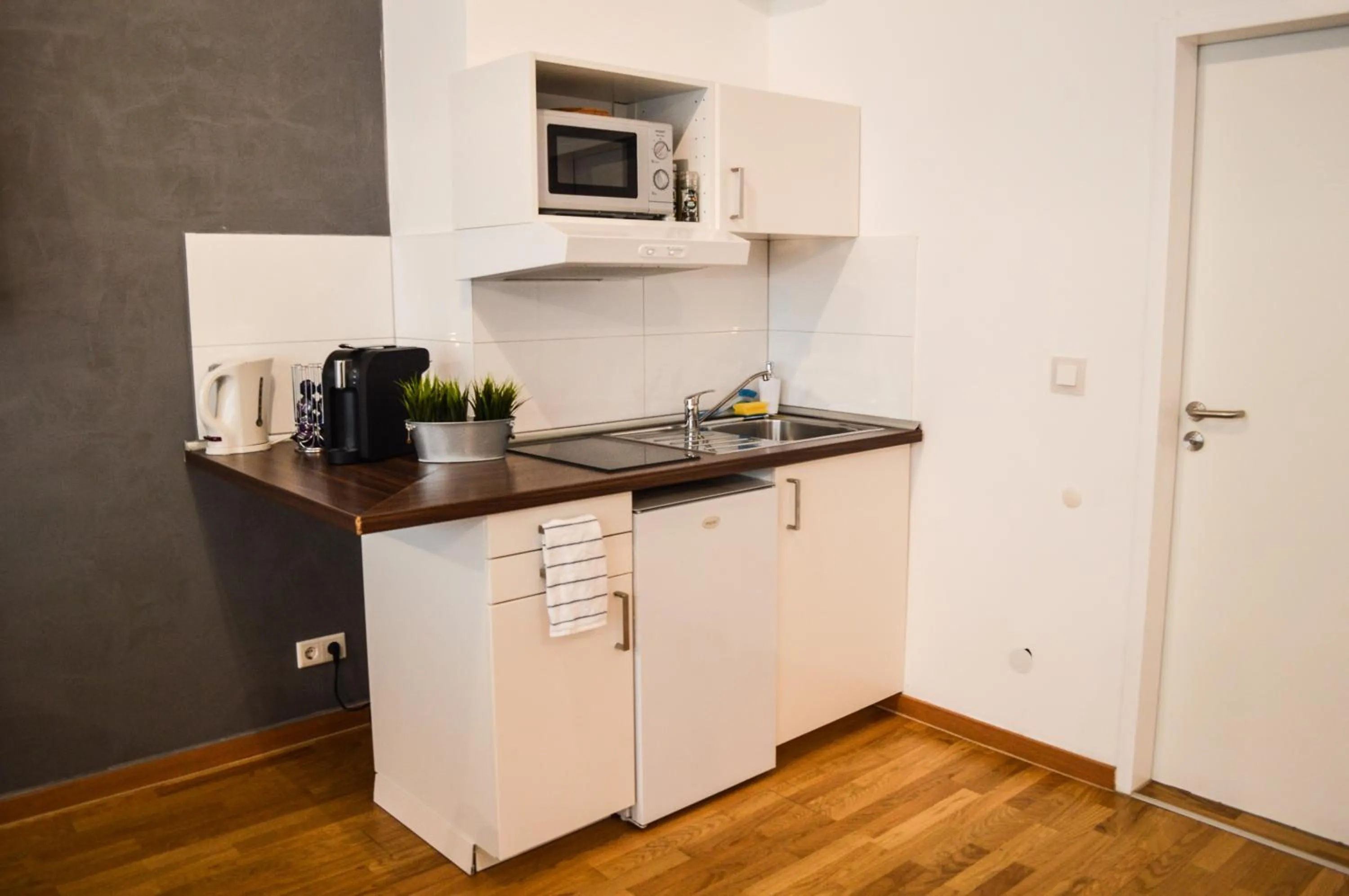 Kitchen or kitchenette in Centerapartments Tonhallenstraße