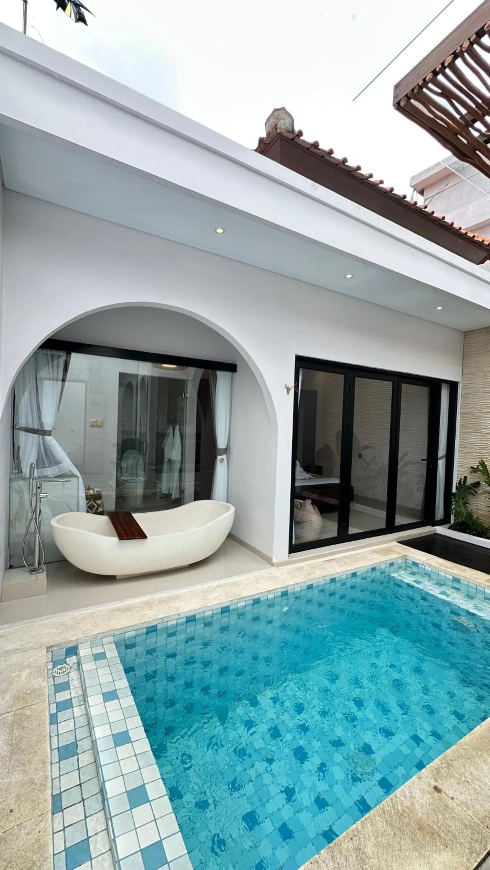 Swimming pool in Maithala Villa & Living