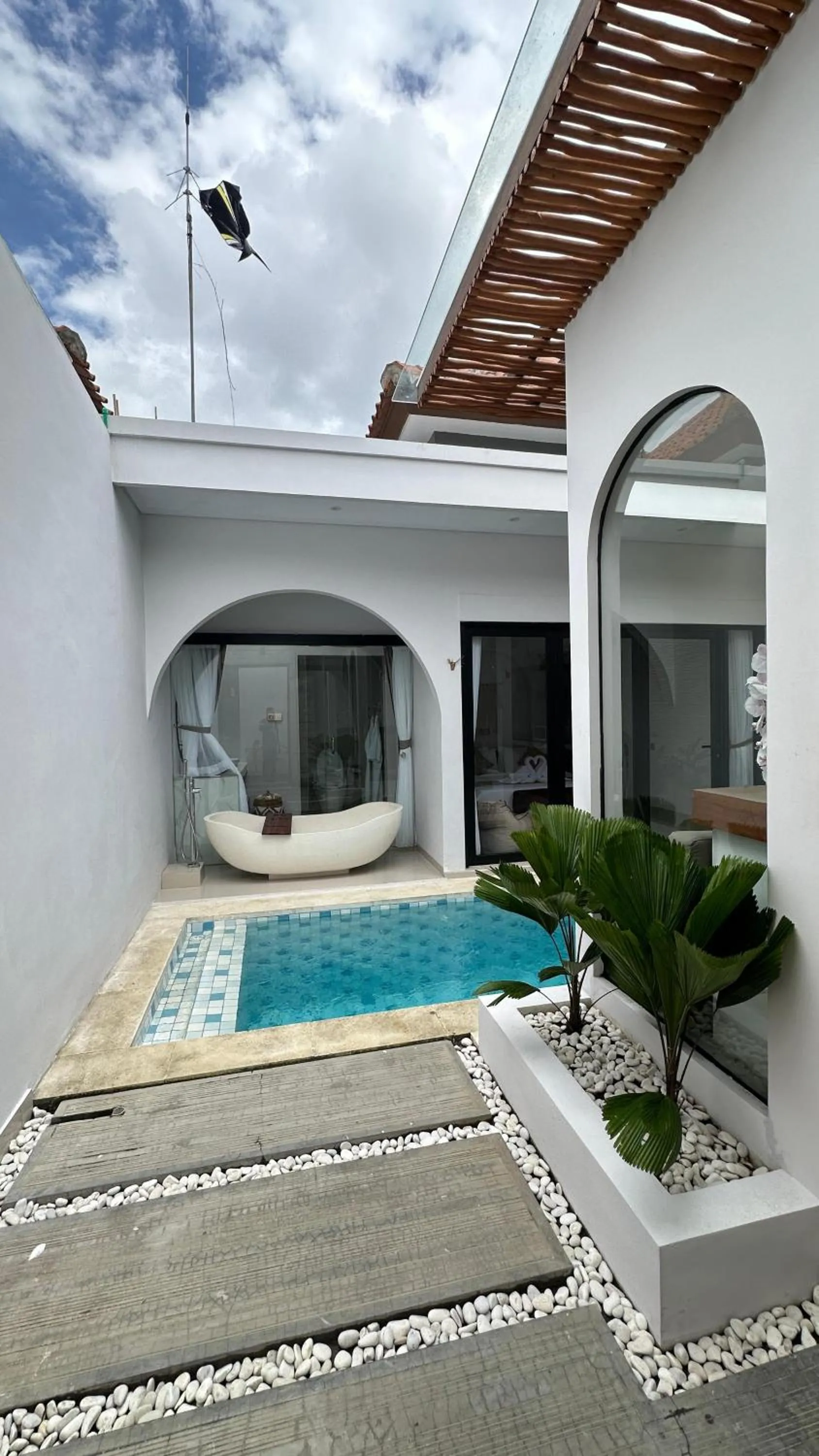 Pool view in Maithala Villa & Living