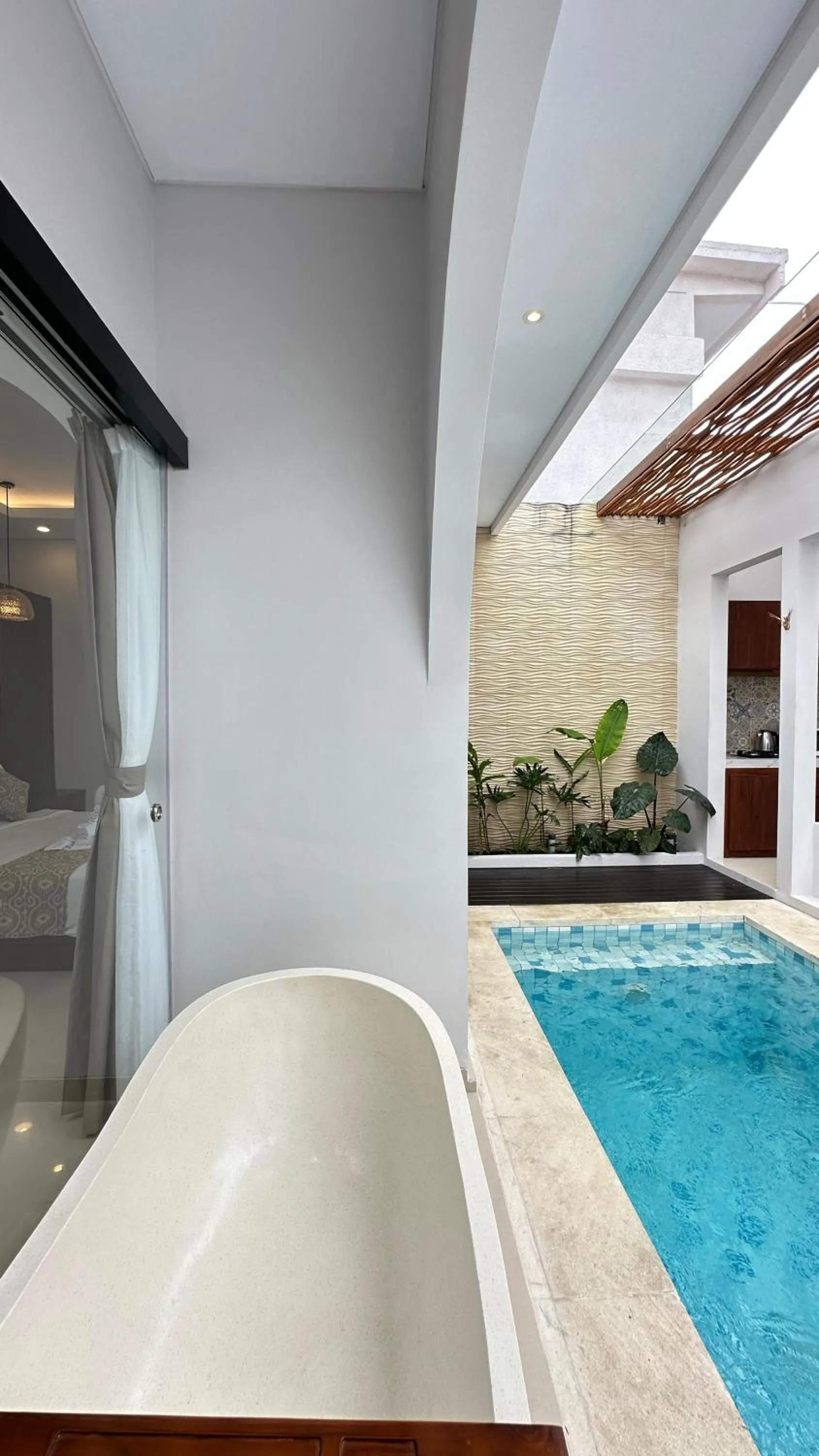 Pool view in Maithala Villa & Living