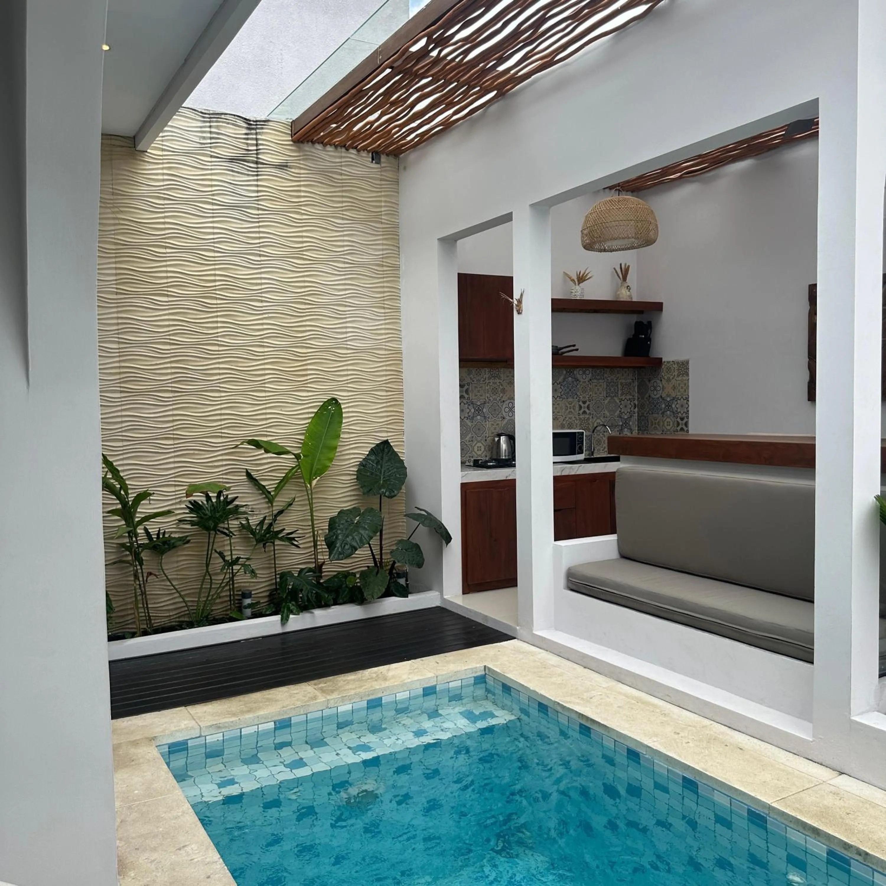 Seating area in Maithala Villa & Living