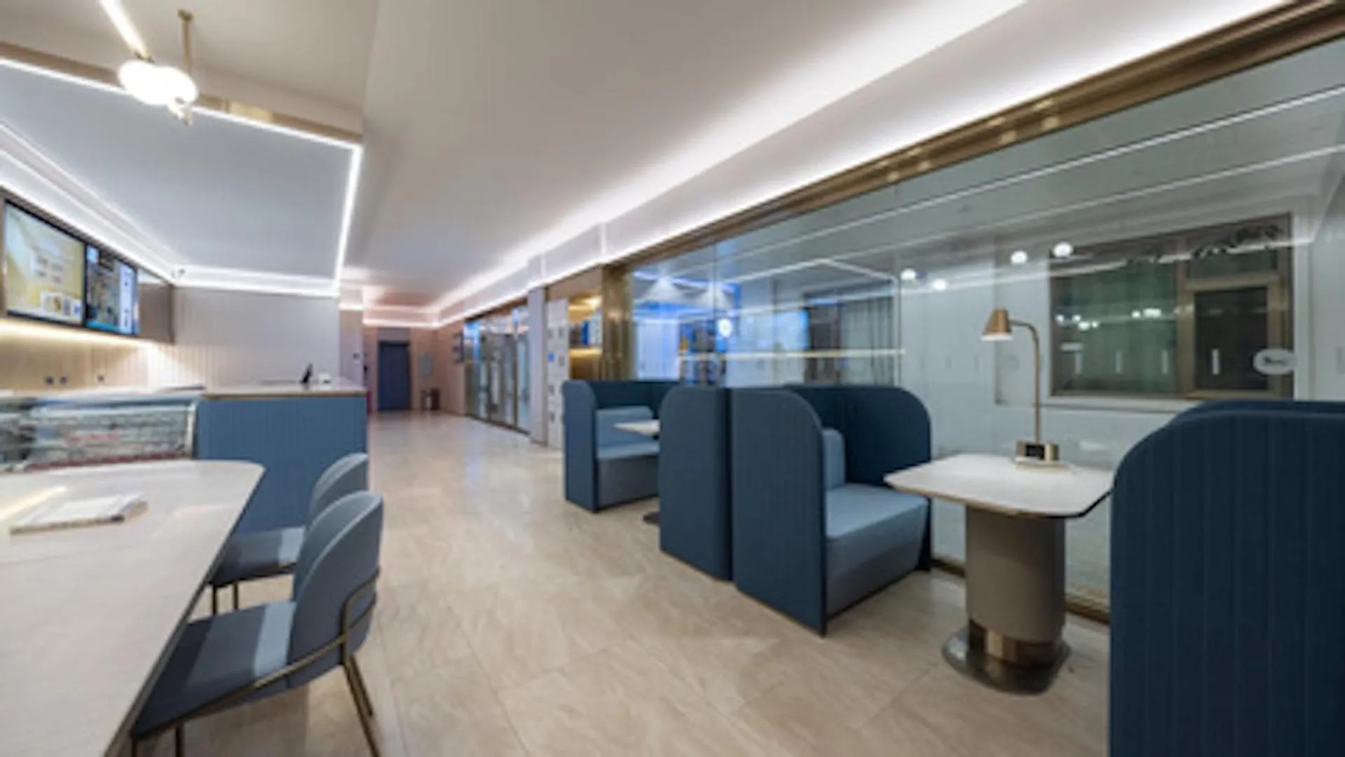 Seating area in Hanting Hotel Beijing Wanfeng Road Qilizhuang Subway Station