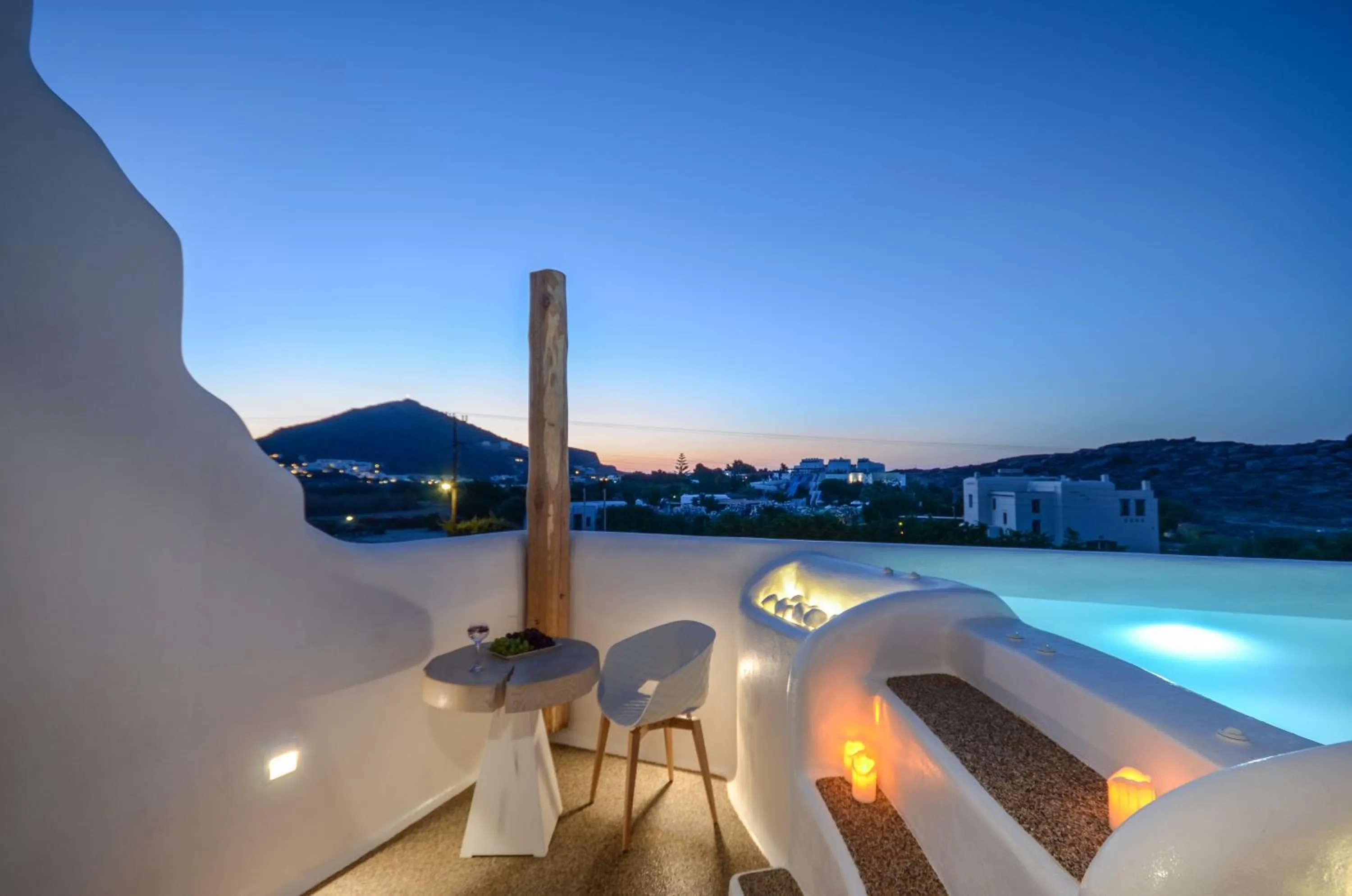 Bird's eye view in Naxos Euphoria Suites
