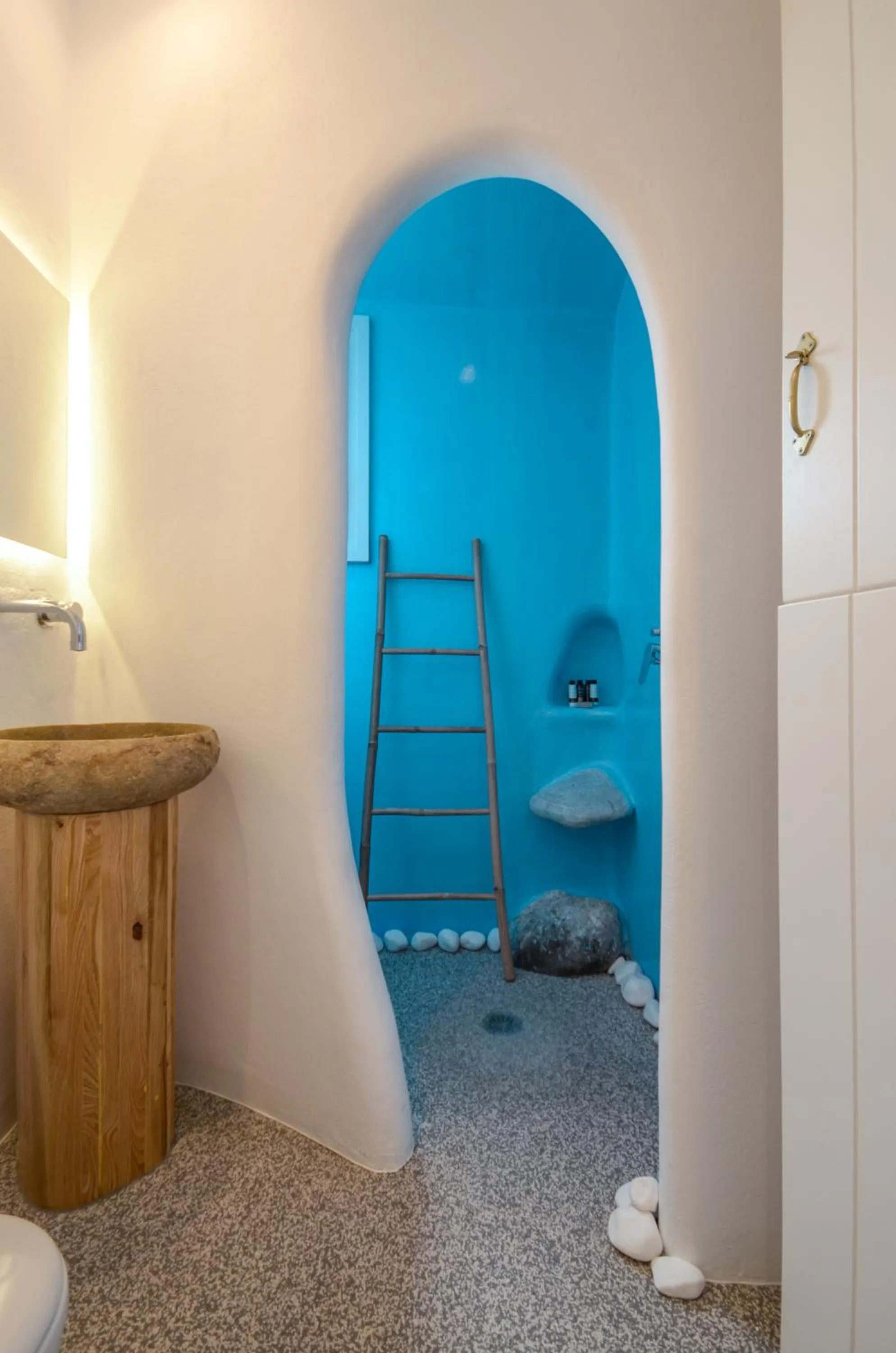 Shower in Naxos Euphoria Suites