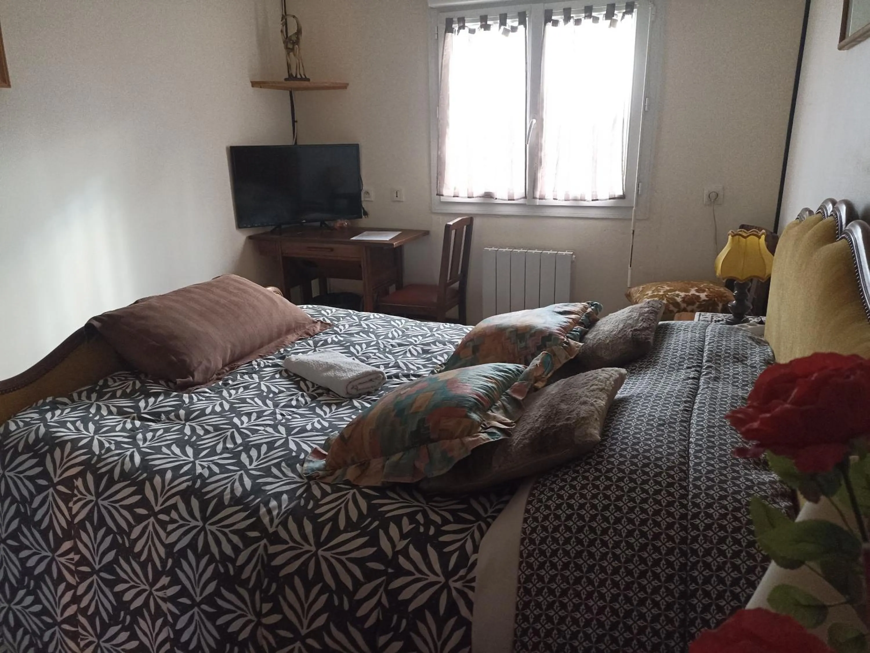 Bed in Les Chambres Du Rochereuil