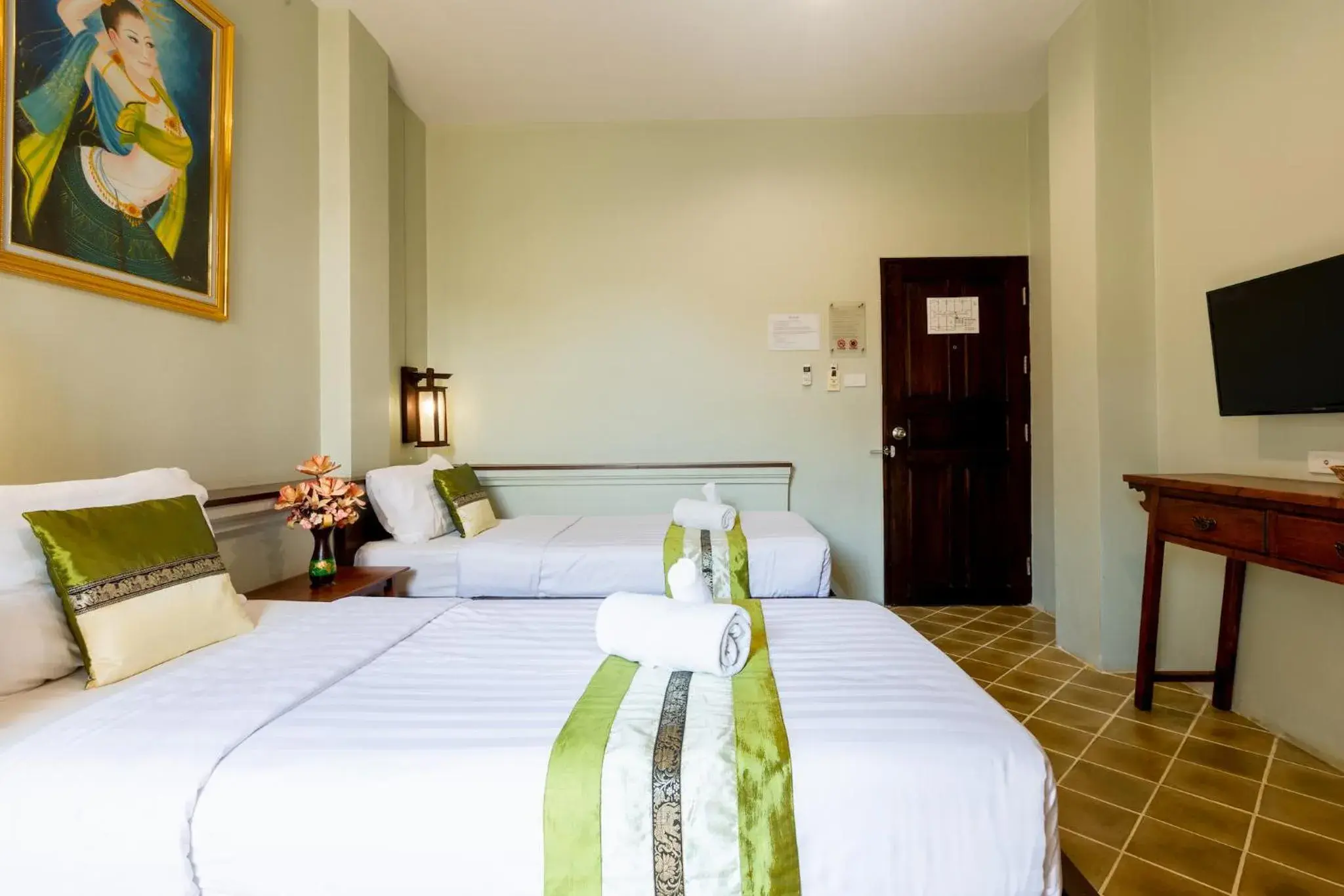 Bed in Huen Hug Chiang Mai Bed in Huen Hug Chiang Mai