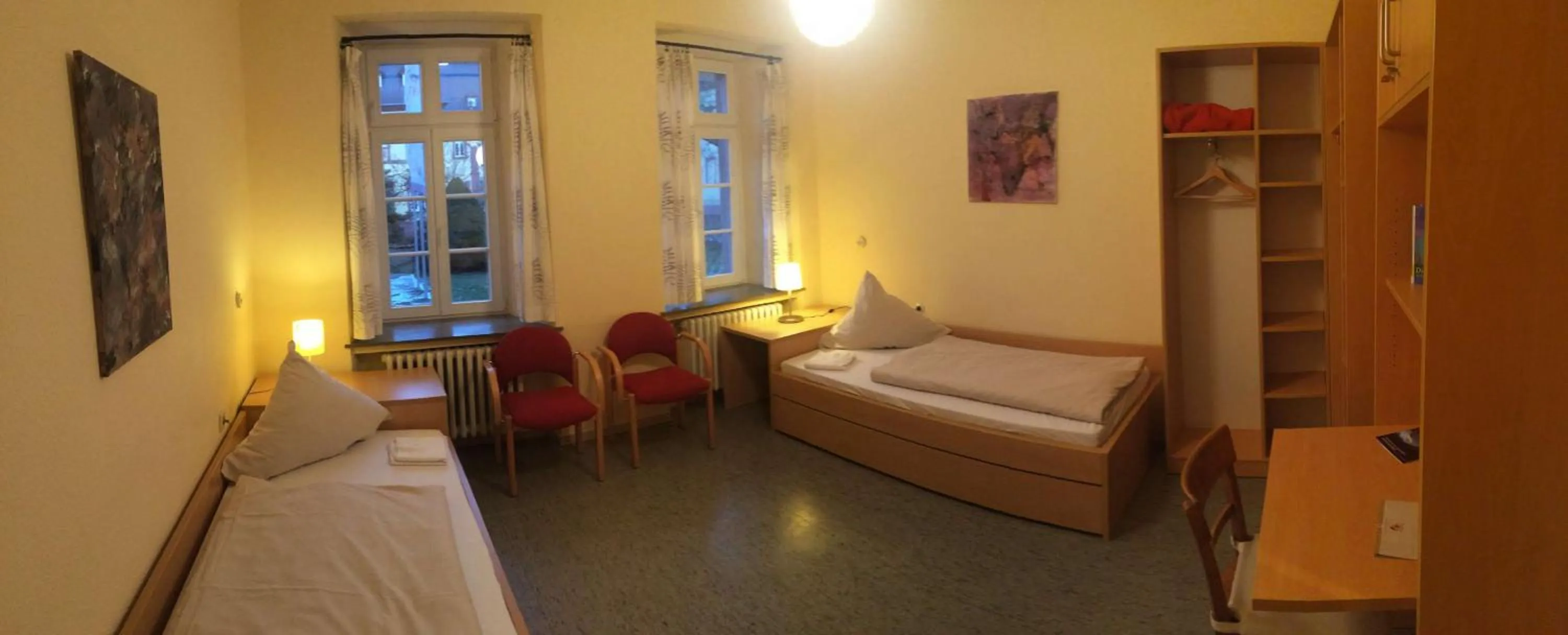 Bedroom, Bed in Kloster Steinfeld Gästehaus