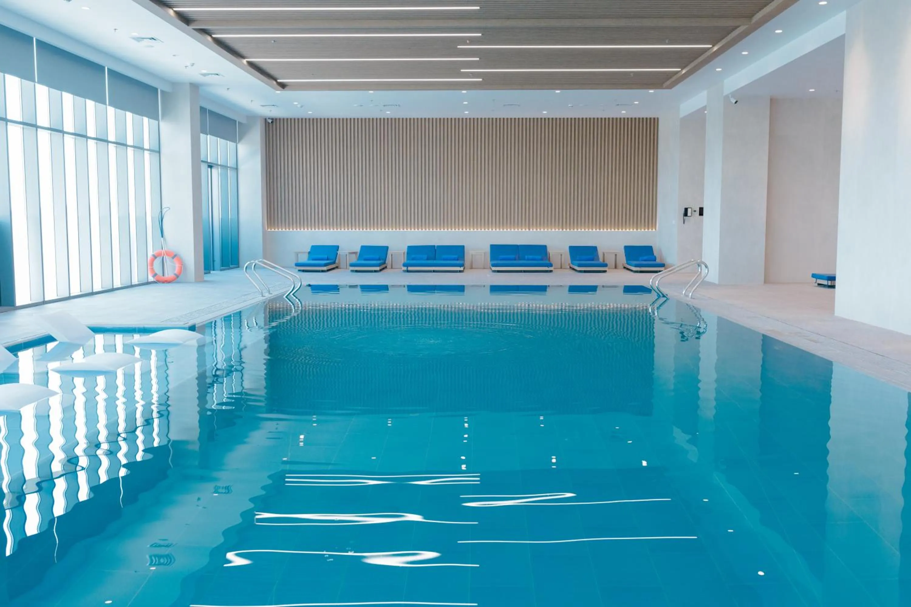 Swimming pool in Crowne Plaza Dushanbe by IHG