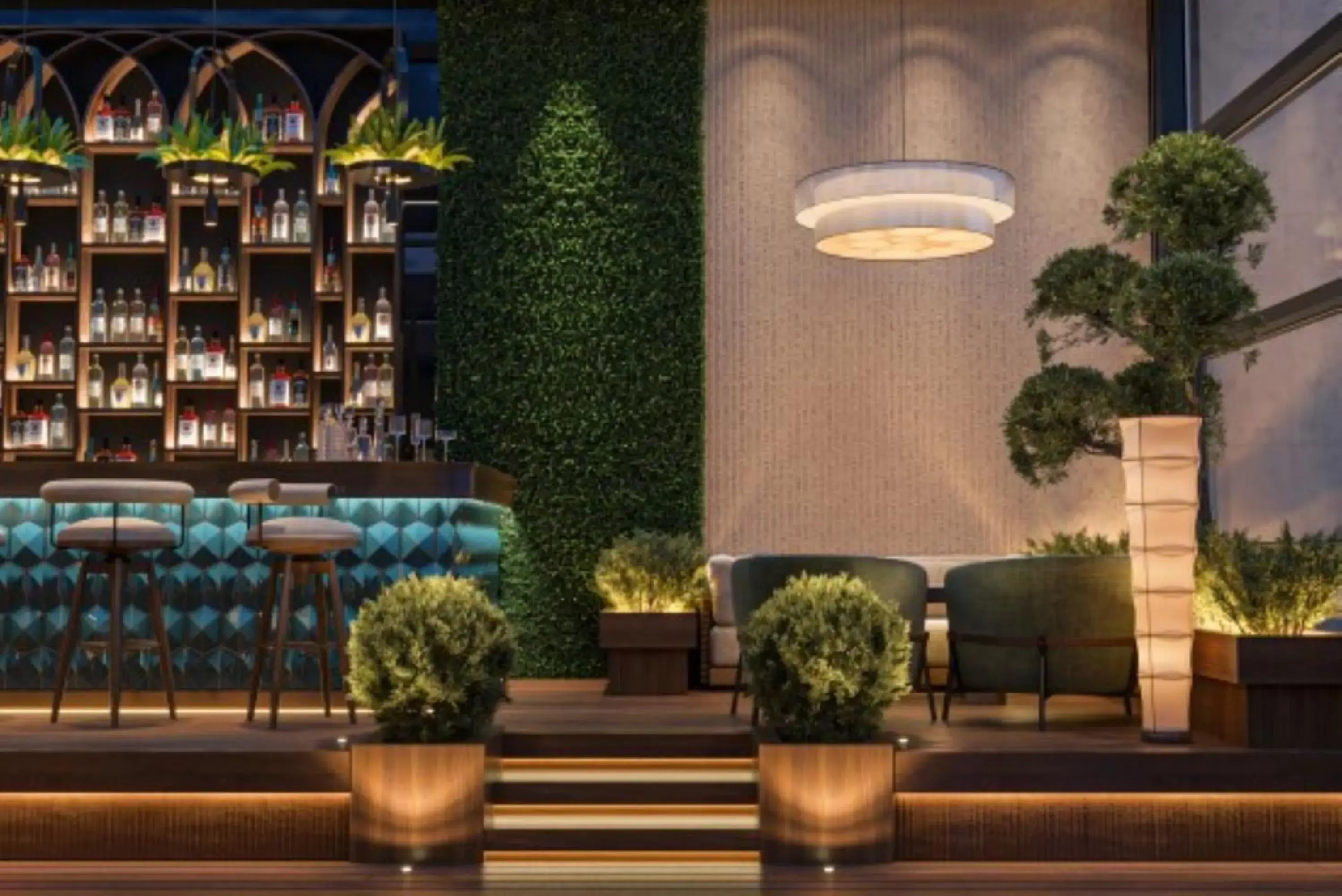 Lounge or bar in Crowne Plaza Dushanbe by IHG Lounge or bar in Crowne Plaza Dushanbe by IHG