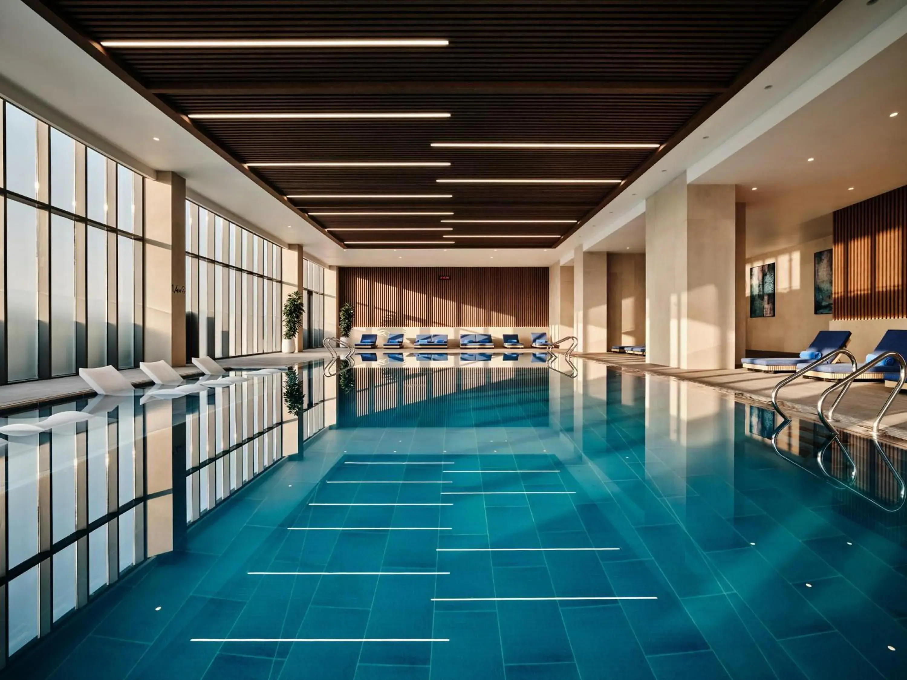 Swimming pool in Crowne Plaza Dushanbe by IHG Swimming pool in Crowne Plaza Dushanbe by IHG