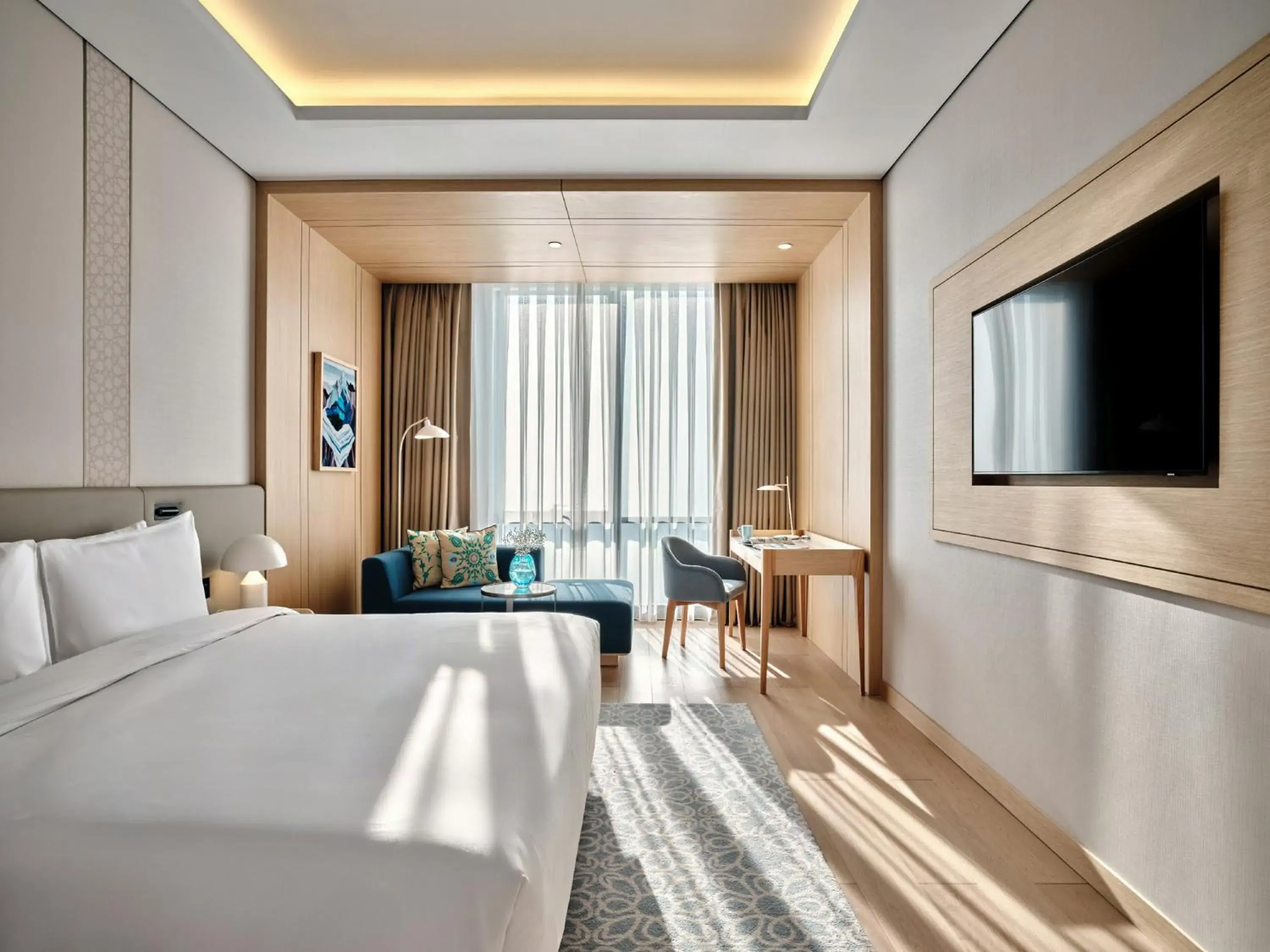 Photo of the whole room, Bed in Crowne Plaza Dushanbe by IHG Photo of the whole room, Bed in Crowne Plaza Dushanbe by IHG