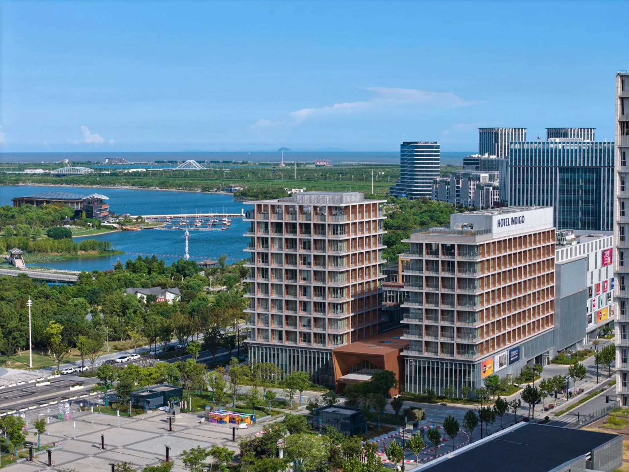 Property building in Hotel Indigo Shanghai Harbour City