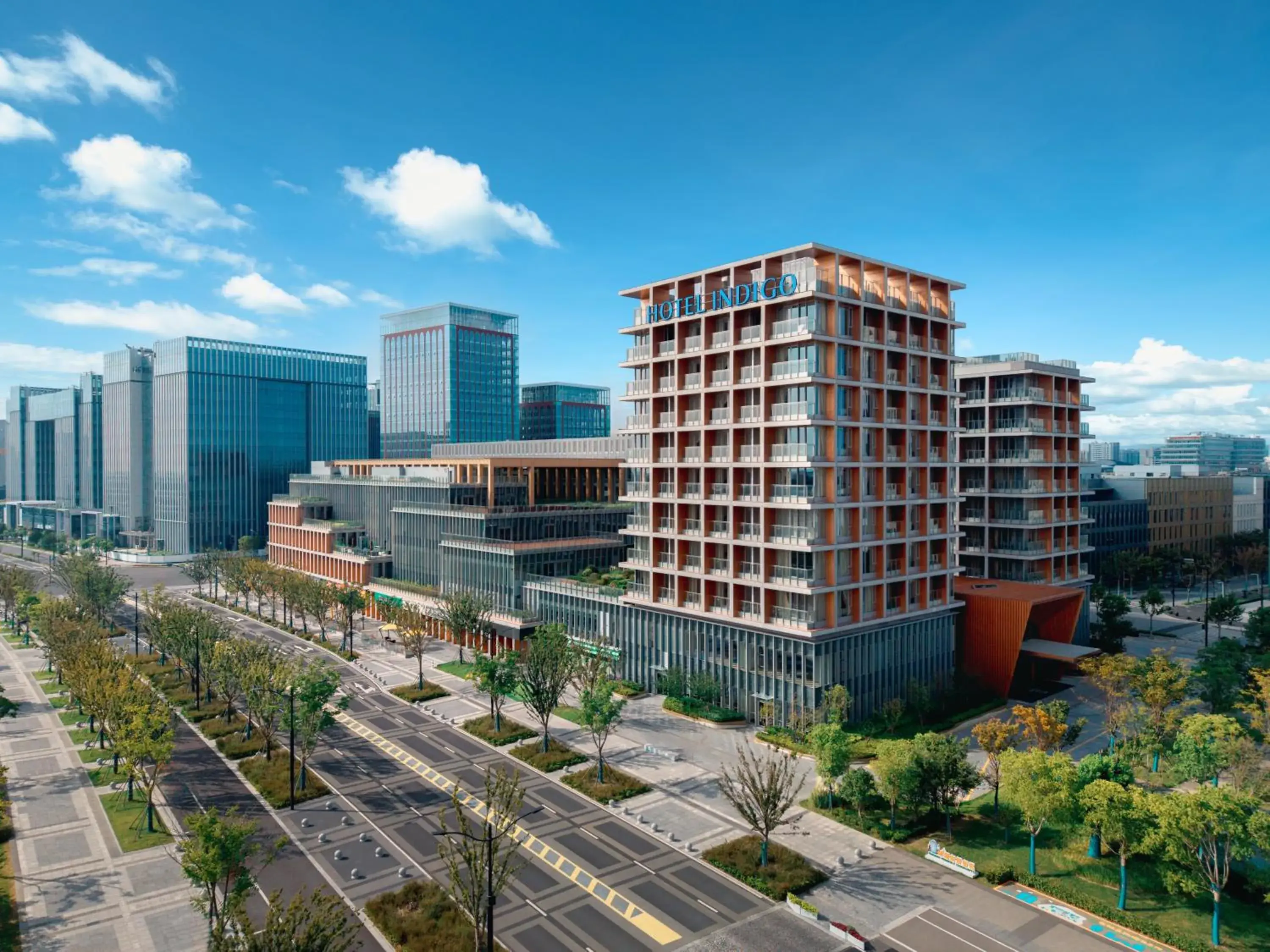 Property building in Hotel Indigo Shanghai Harbour City Property building in Hotel Indigo Shanghai Harbour City