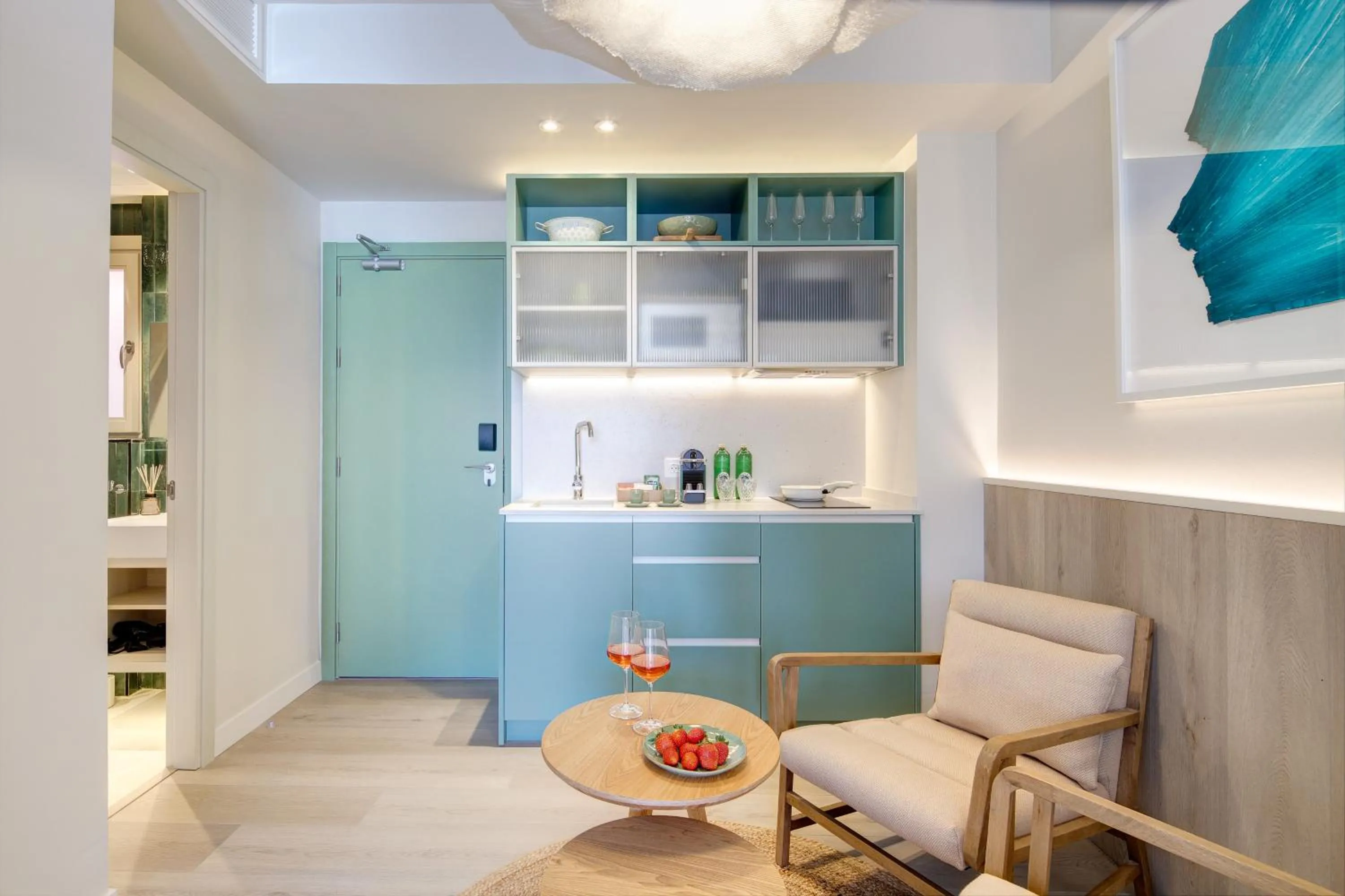 kitchen in Coeo Frailes Design Apartments