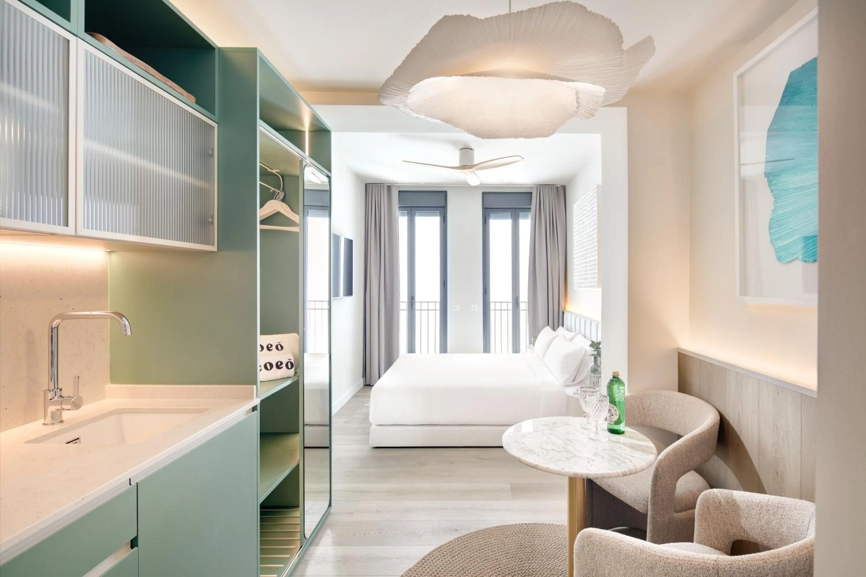Bed in Coeo Frailes Design Apartments