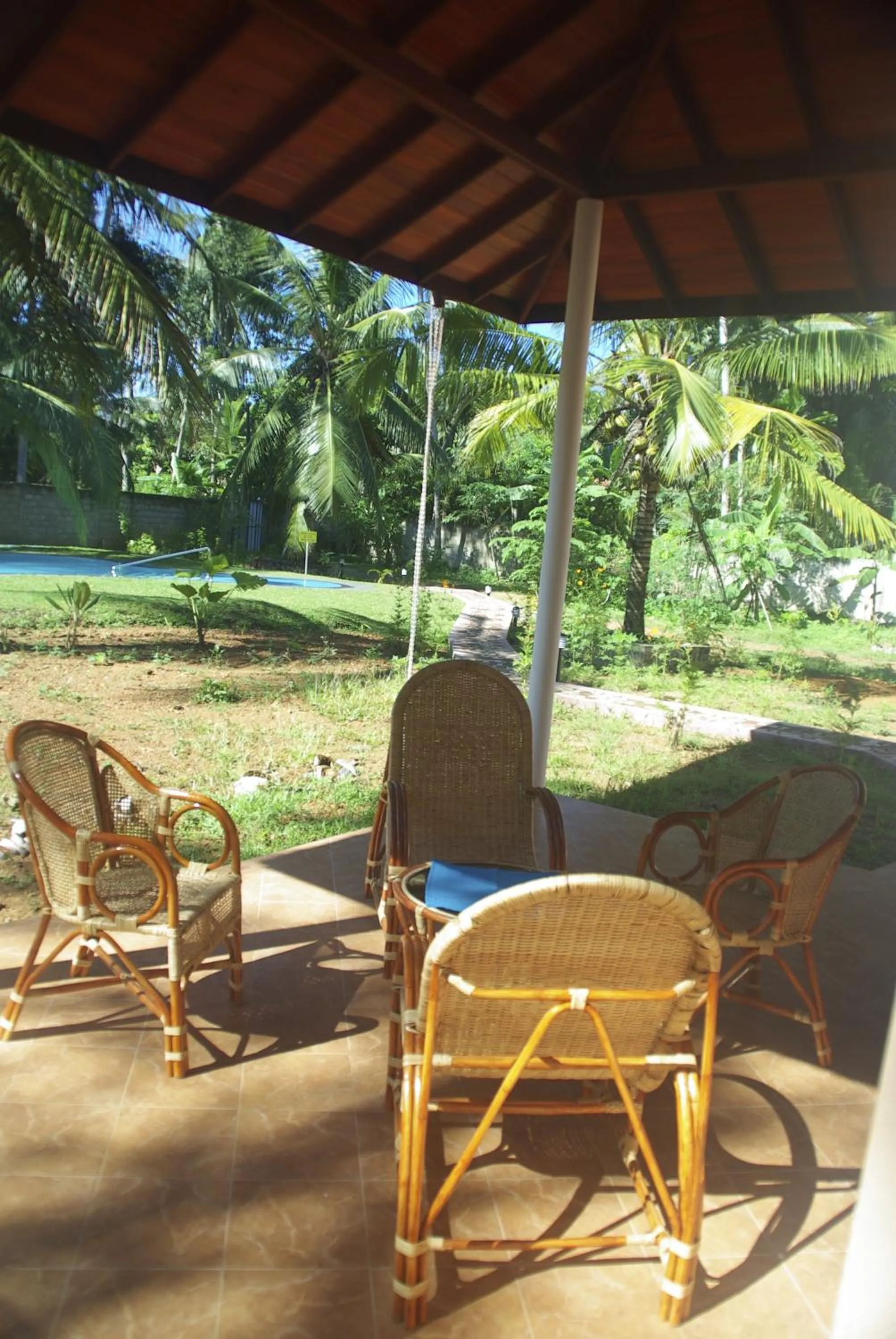 Pool view in King Coconut Lodge