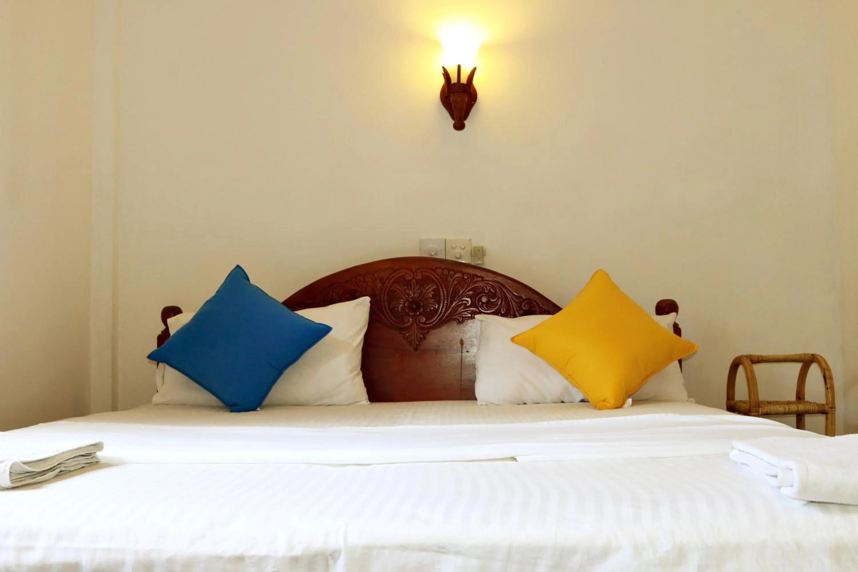 Bed in Sweden Inn Guesthouse