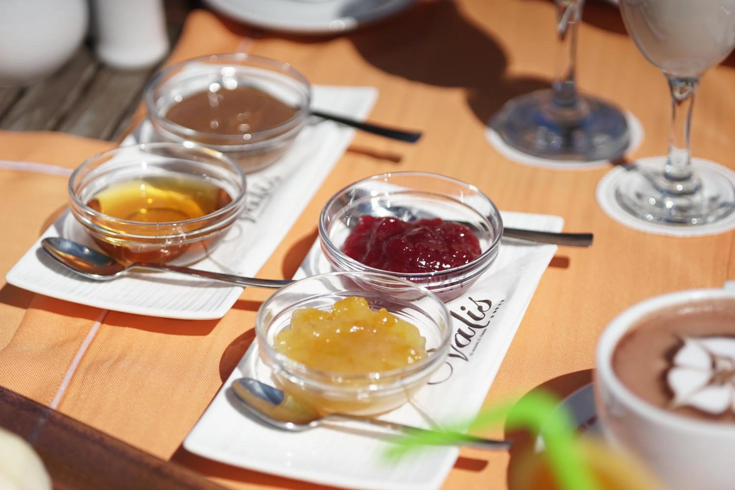 Food close-up in Valis Resort Hotel