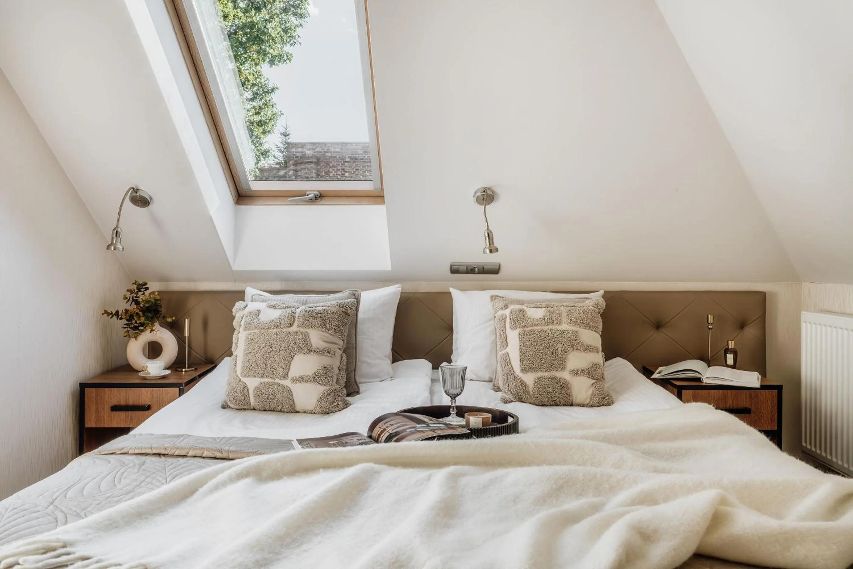 Bed in Grottger Luxury Boutique Hotel City