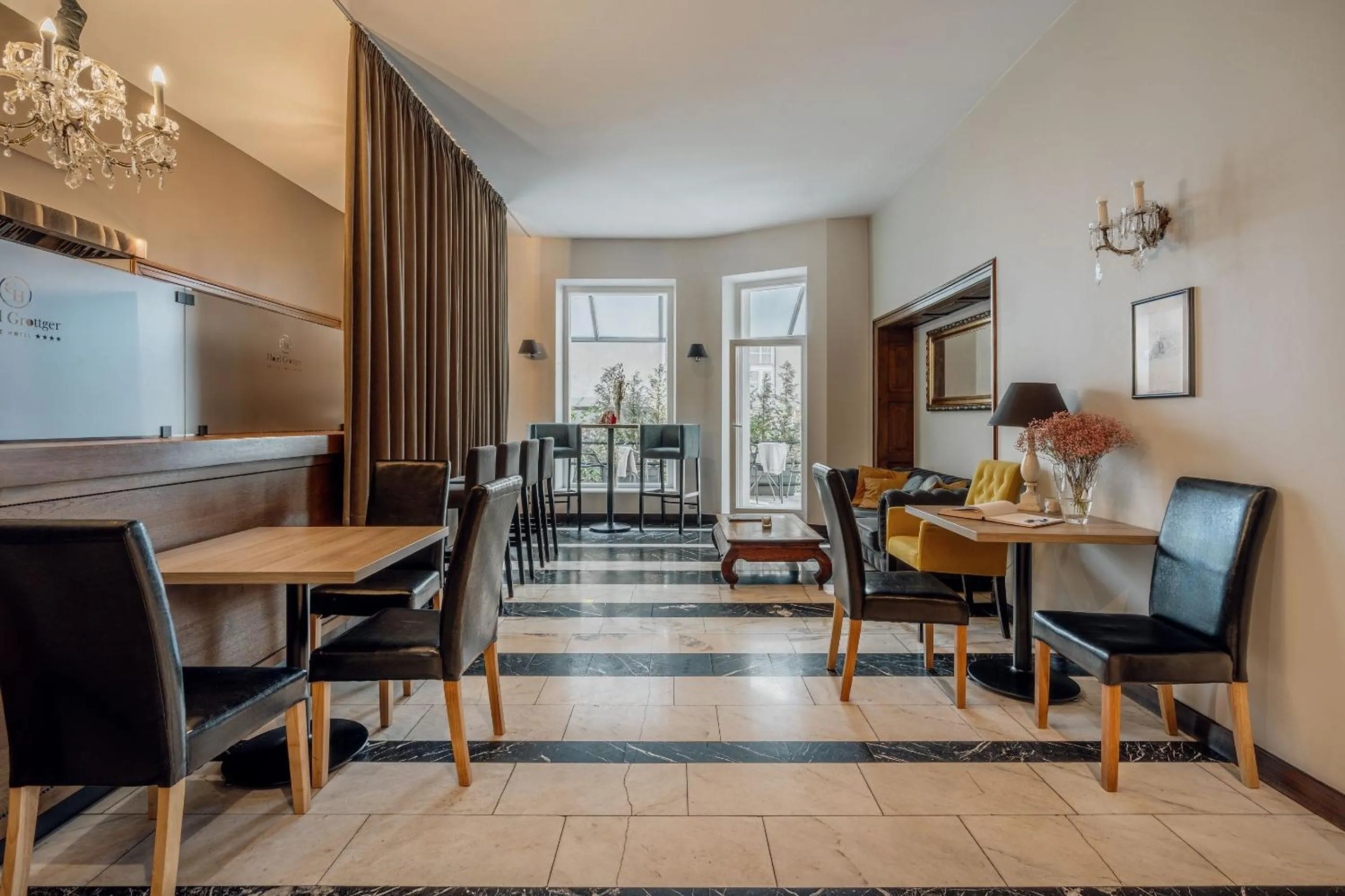 Lobby or reception in Grottger Luxury Boutique Hotel City