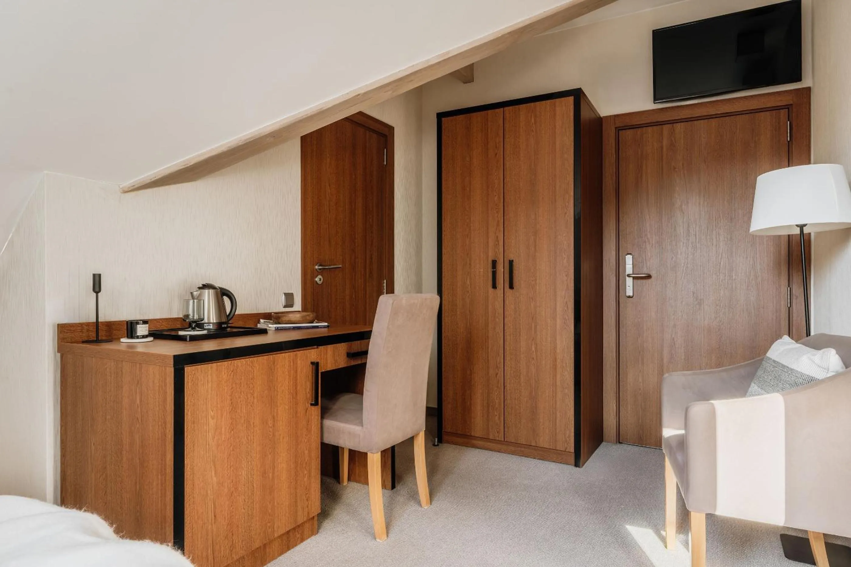 Bed in Grottger Luxury Boutique Hotel City