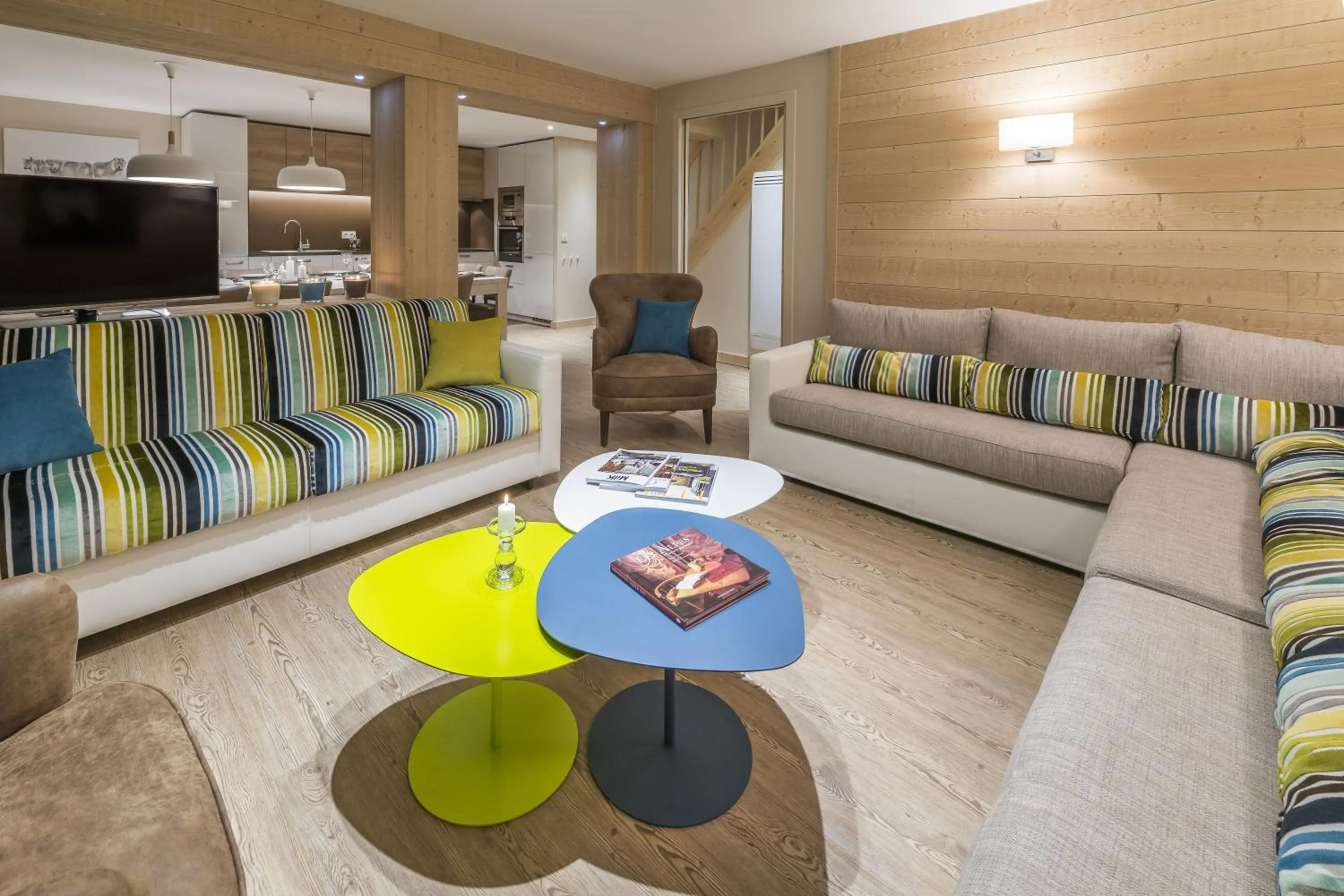 Seating area in Les Chalets Du Jardin Alpin