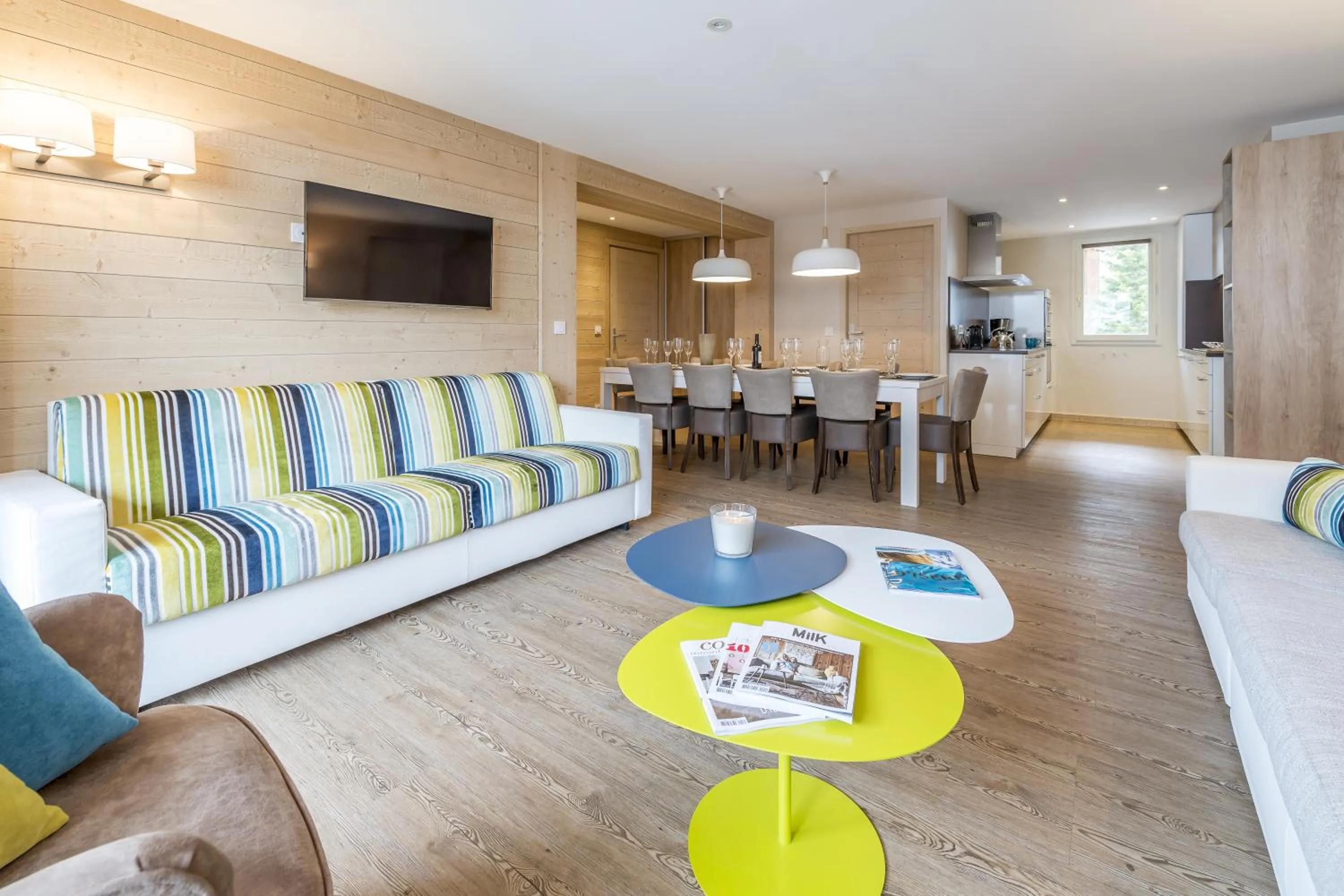 Seating area in Les Chalets Du Jardin Alpin