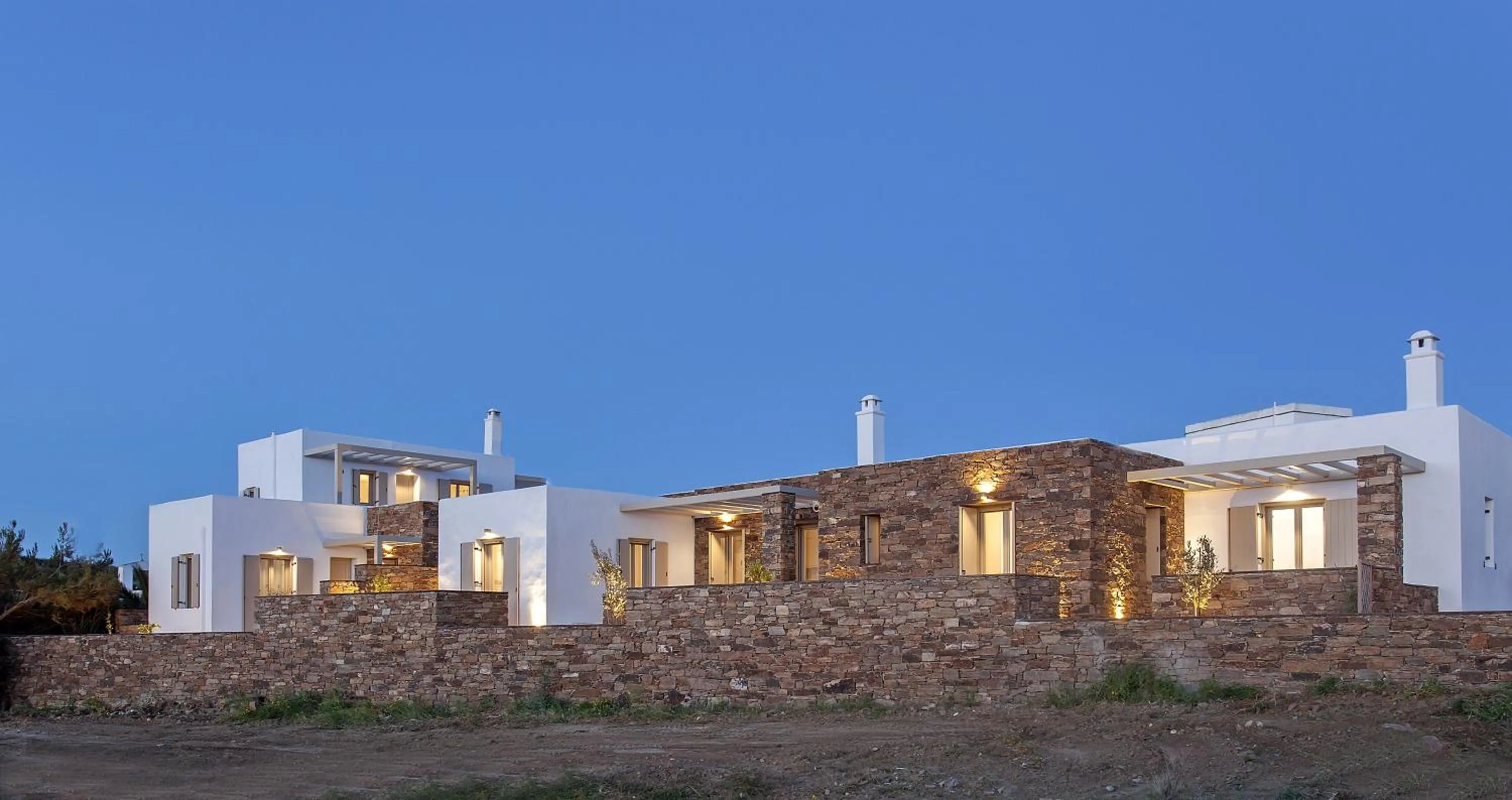 Property logo or sign in White Tinos Luxury Suites