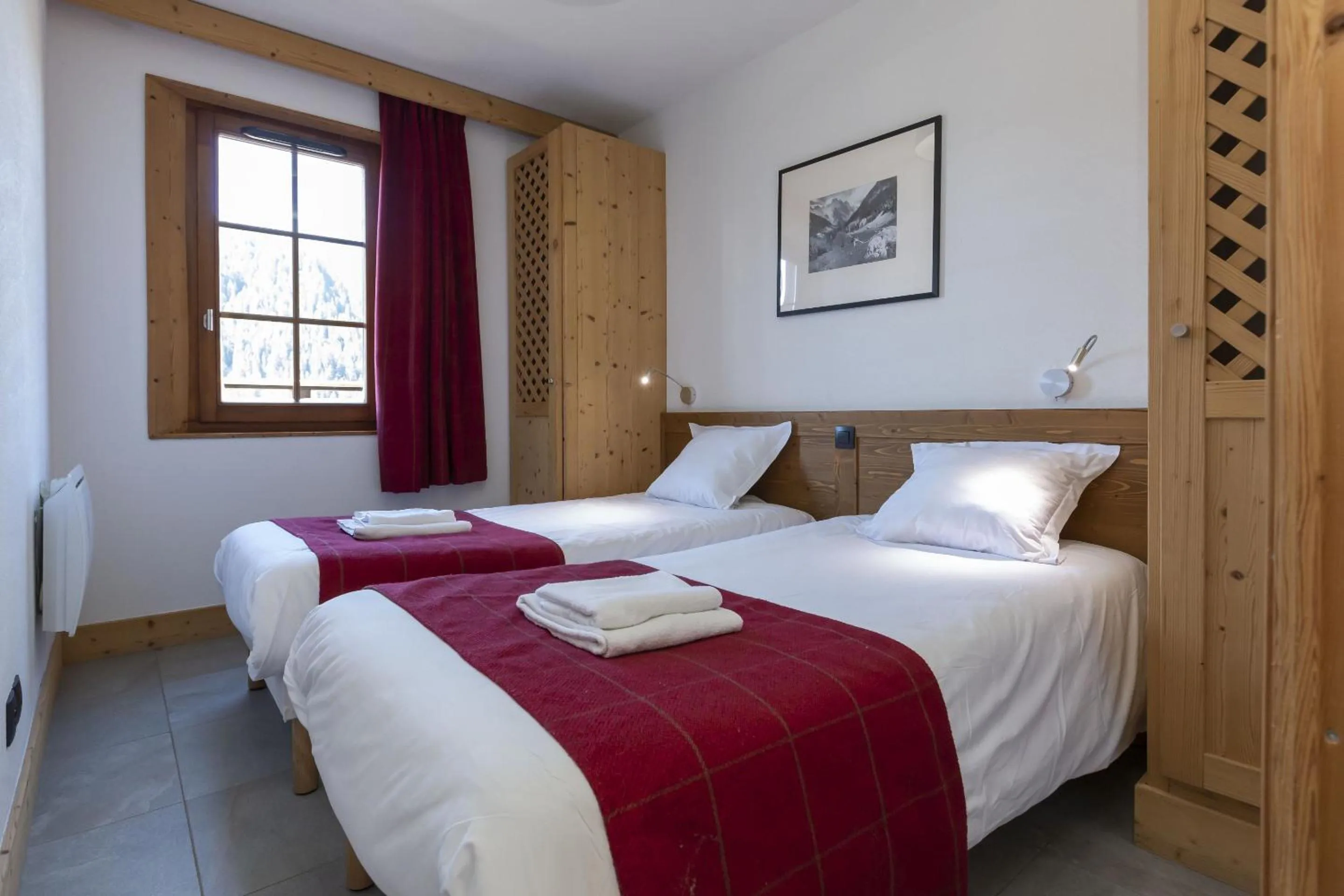 Bed in Résidence Odalys Les Fermes de Châtel