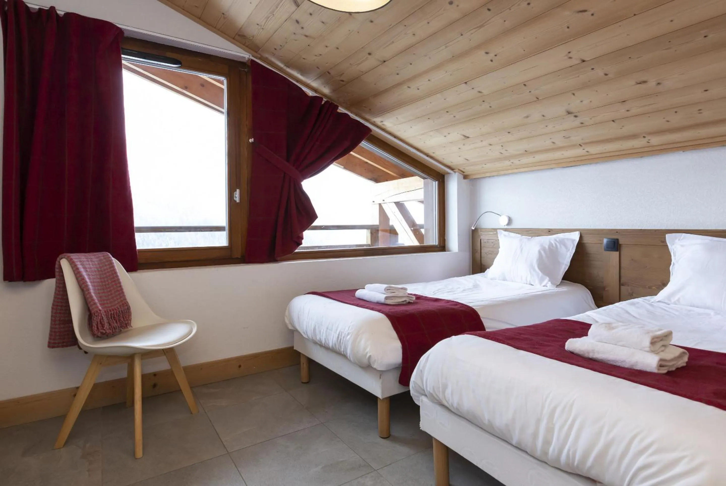 Bed in Résidence Odalys Les Fermes de Châtel