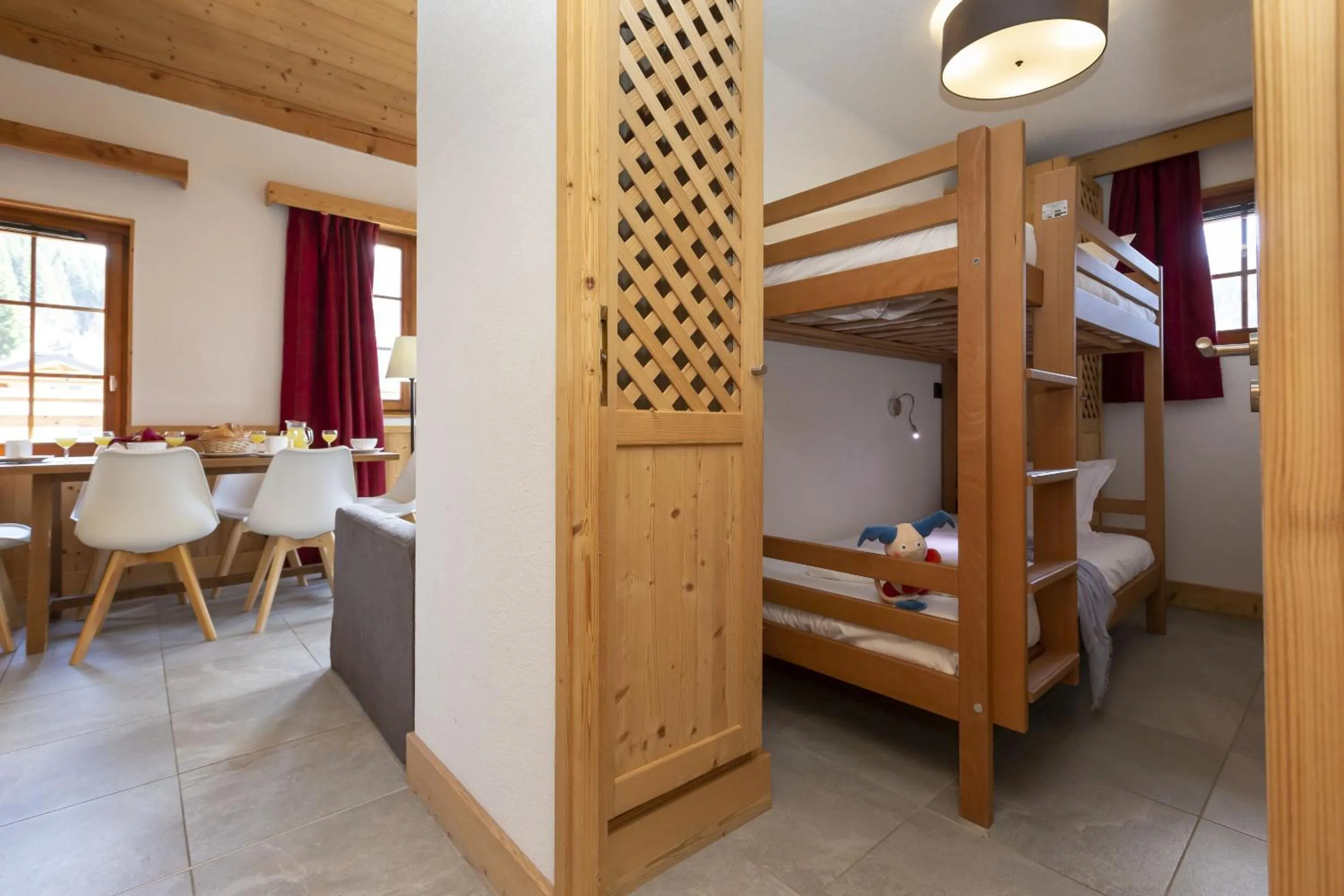 Bedroom, Bed in Résidence Odalys Les Fermes de Châtel